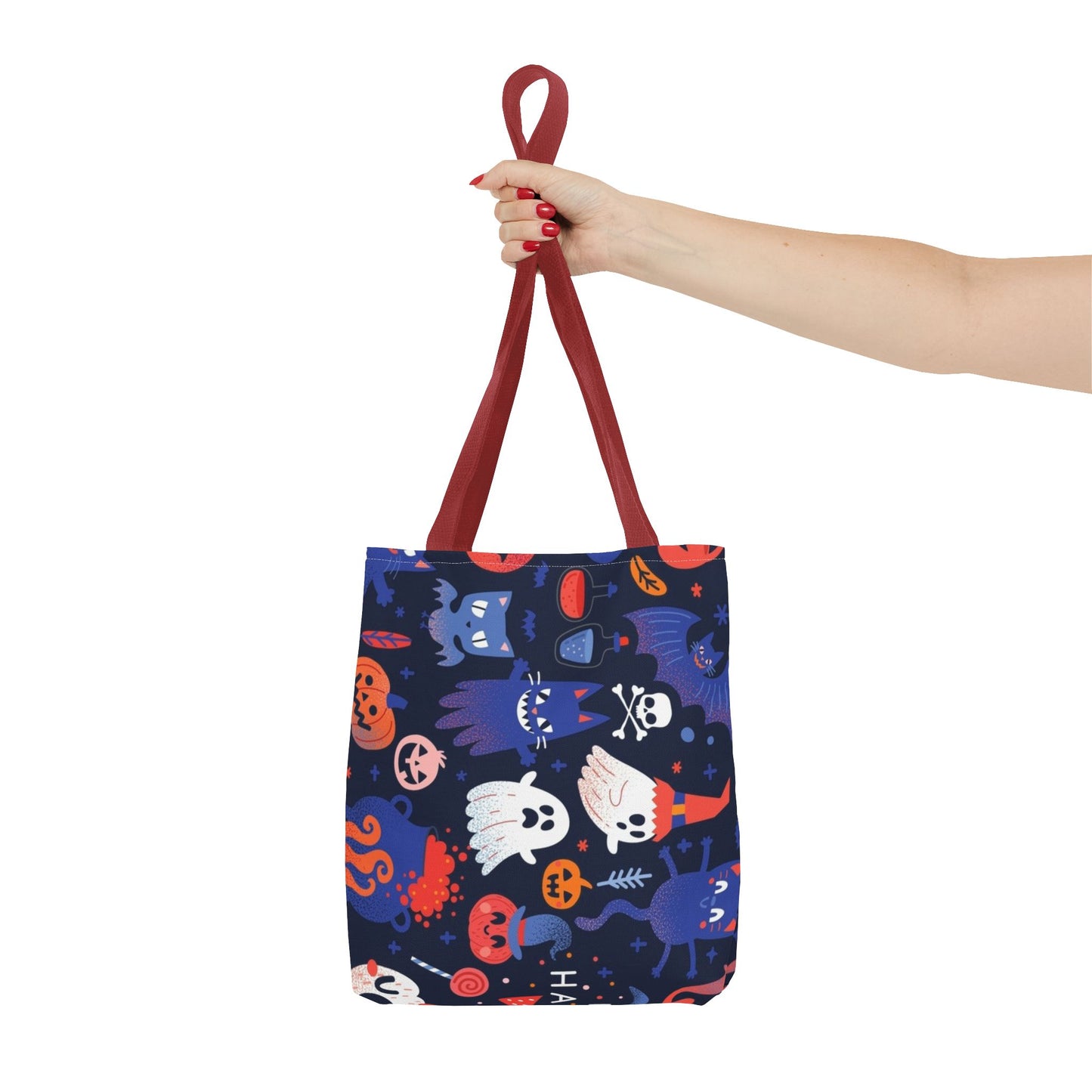 Halloween Tote Bag - Spooky Fun, Trick-or-Treat, Fall Festivities, Pumpkin Tote, Ghostly Treats