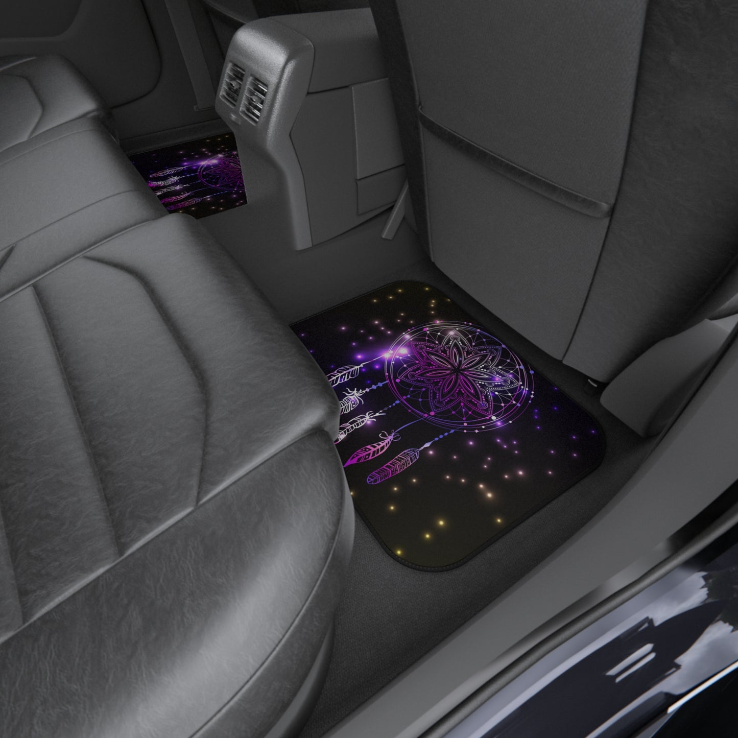 Dreamcatcher Car Mats - Ethereal Rear Floor Mats for Auto, Vehicle Accessories, Gift for Her, Boho Decor, Road Trip Essentials