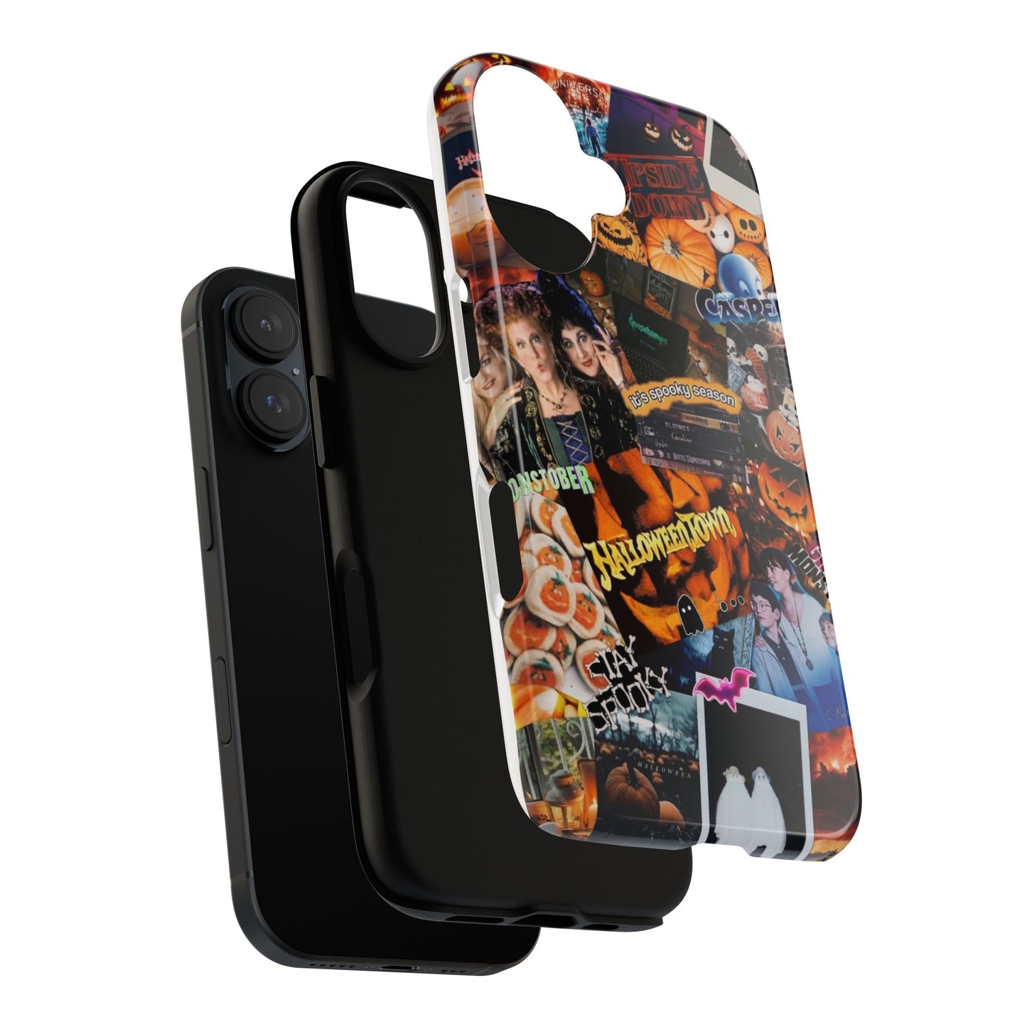 Halloween-Themed Phone Case, Tough Cases, Spooky Aesthetic, Cute Gift for Teens, Autumn Phone Accessory, Celebration Decor