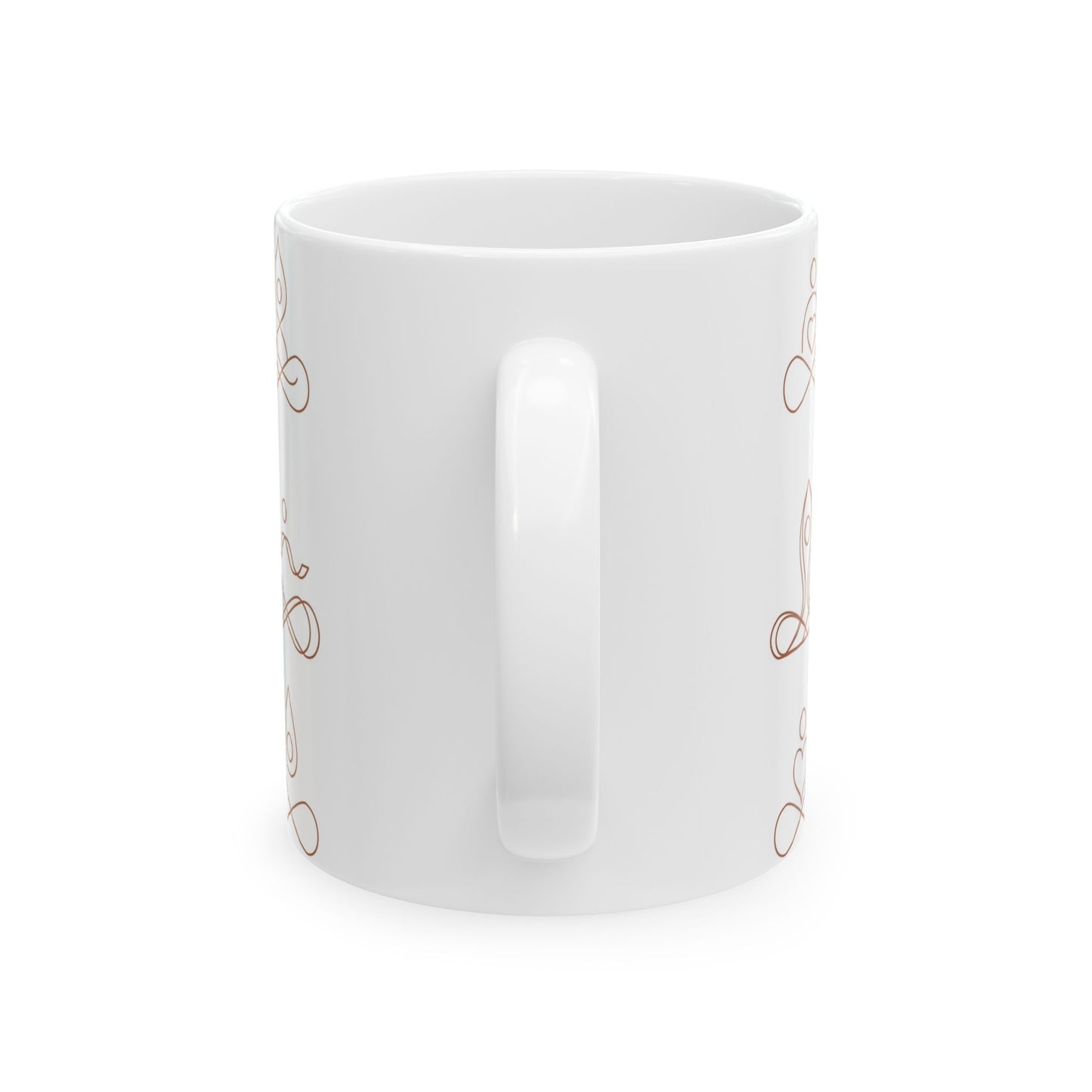 Zen-Inspired Ceramic Mug, Meditation Mug, Yoga Lover Gift, Mindfulness Mug, Inspirational Coffee Cup, Perfect for Relaxation
