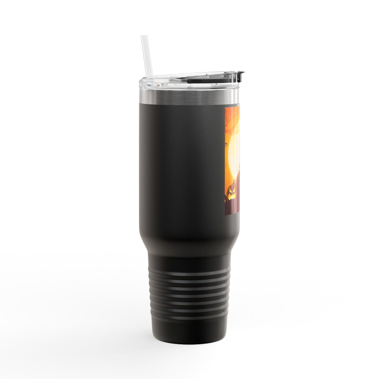 Halloween Insulated Travel Mug, 40oz | Pumpkin Design | Perfect for Fall, Coffee Lovers, Gift for Halloween Parties