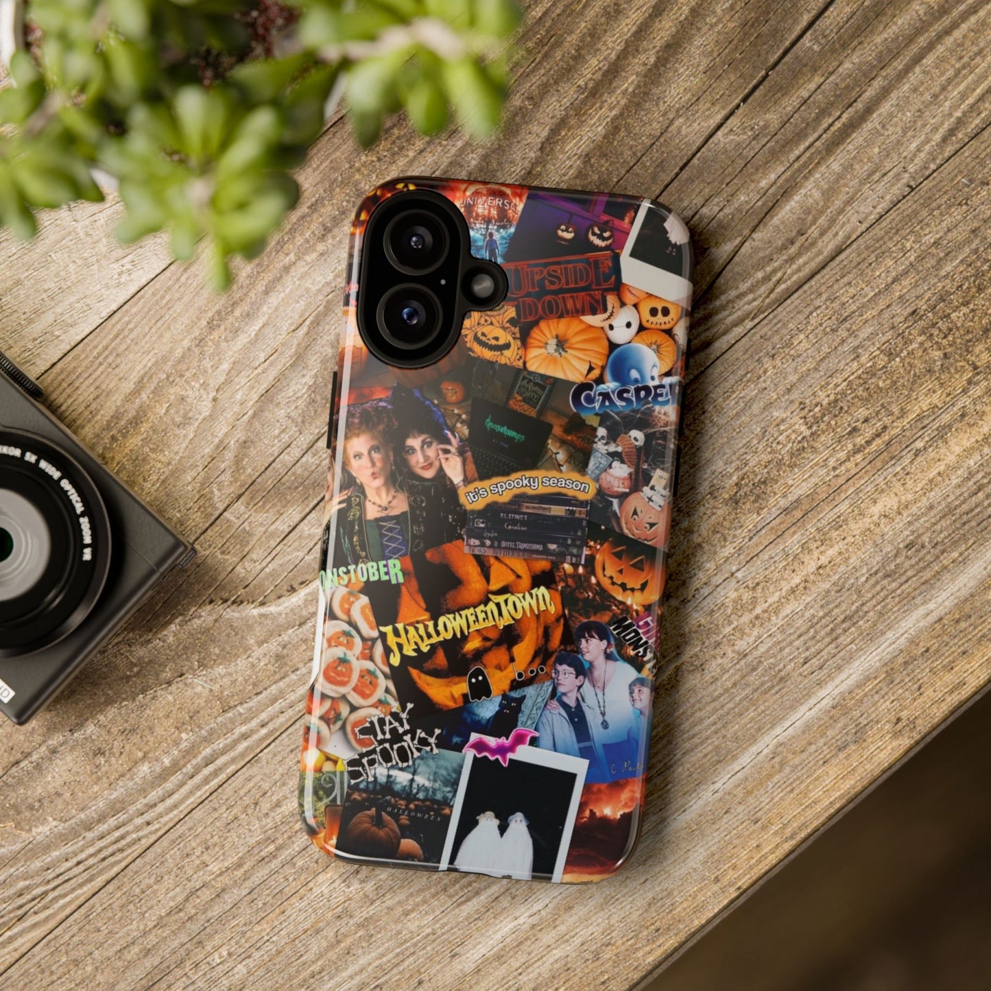 Halloween-Themed Phone Case, Tough Cases, Spooky Aesthetic, Cute Gift for Teens, Autumn Phone Accessory, Celebration Decor
