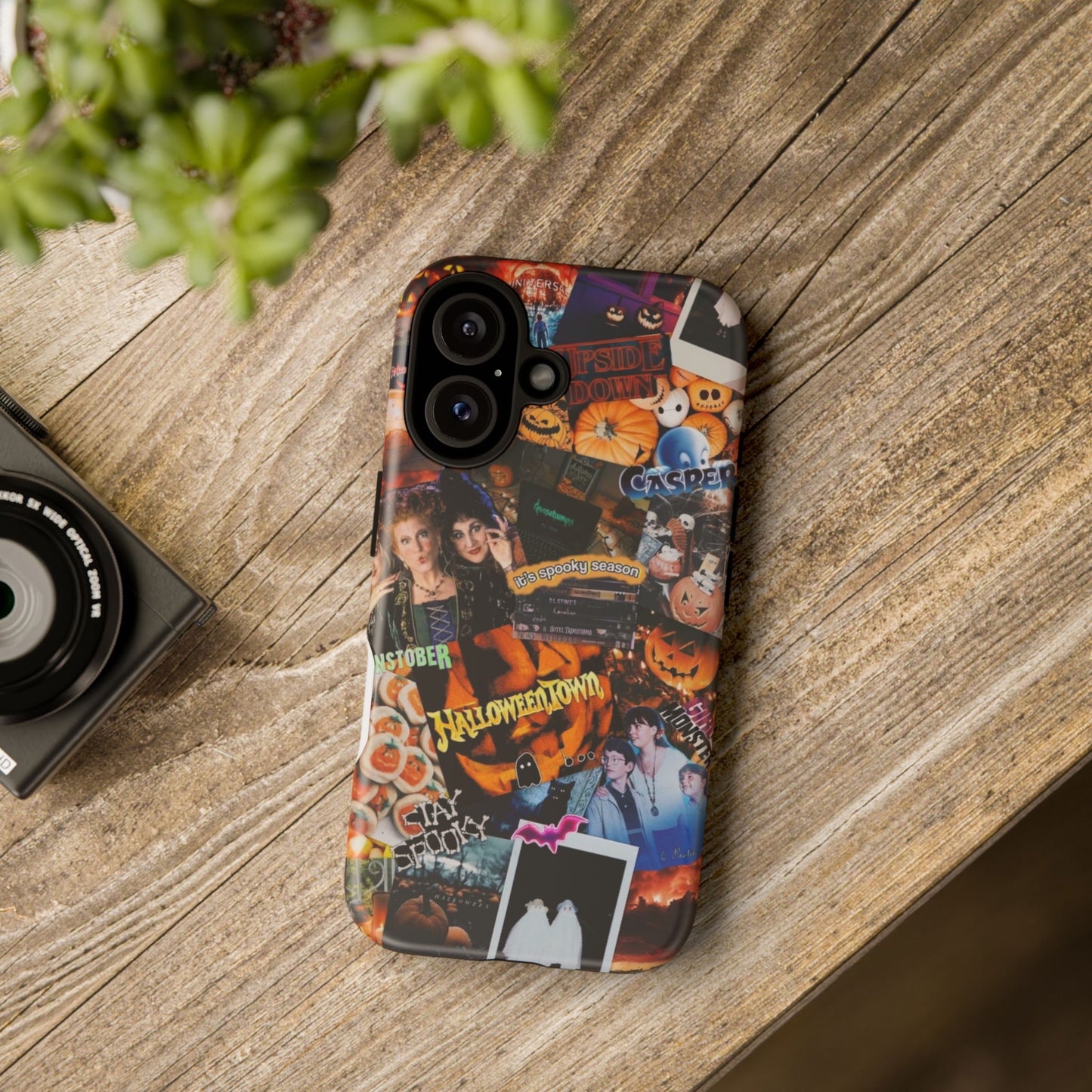 Halloween-Themed Phone Case, Tough Cases, Spooky Aesthetic, Cute Gift for Teens, Autumn Phone Accessory, Celebration Decor