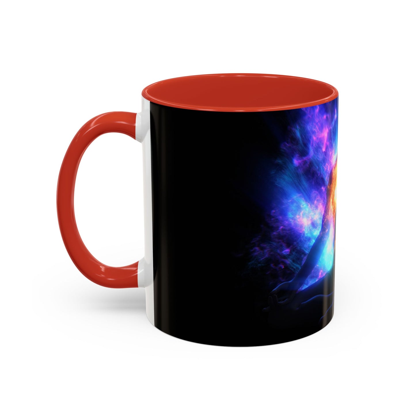 Cosmic Meditation Mug - Vibrant Galaxy Coffee Cup, Spiritual Gift for Mindfulness, Universe Lover, Meditation Enthusiast, Energy Boost