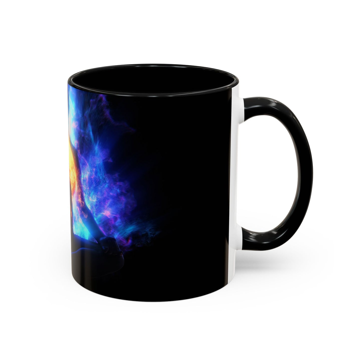 Cosmic Meditation Mug - Vibrant Galaxy Coffee Cup, Spiritual Gift for Mindfulness, Universe Lover, Meditation Enthusiast, Energy Boost