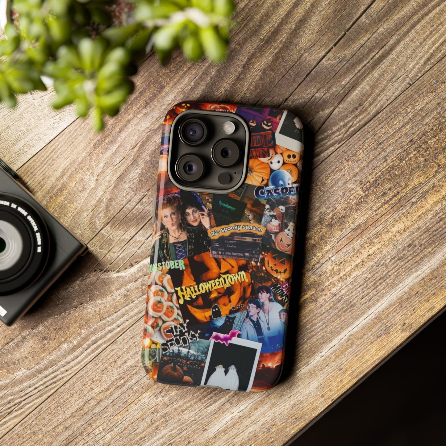 Halloween-Themed Phone Case, Tough Cases, Spooky Aesthetic, Cute Gift for Teens, Autumn Phone Accessory, Celebration Decor