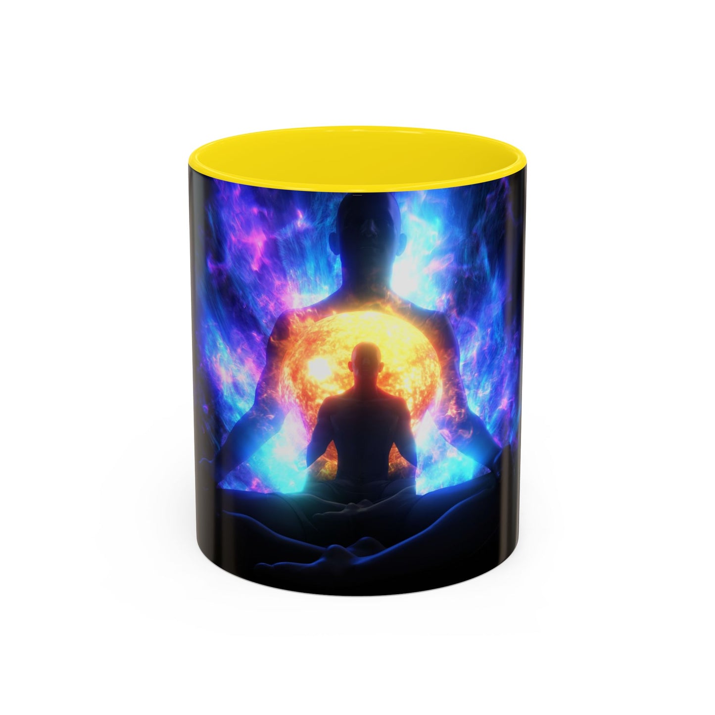 Cosmic Meditation Mug - Vibrant Galaxy Coffee Cup, Spiritual Gift for Mindfulness, Universe Lover, Meditation Enthusiast, Energy Boost