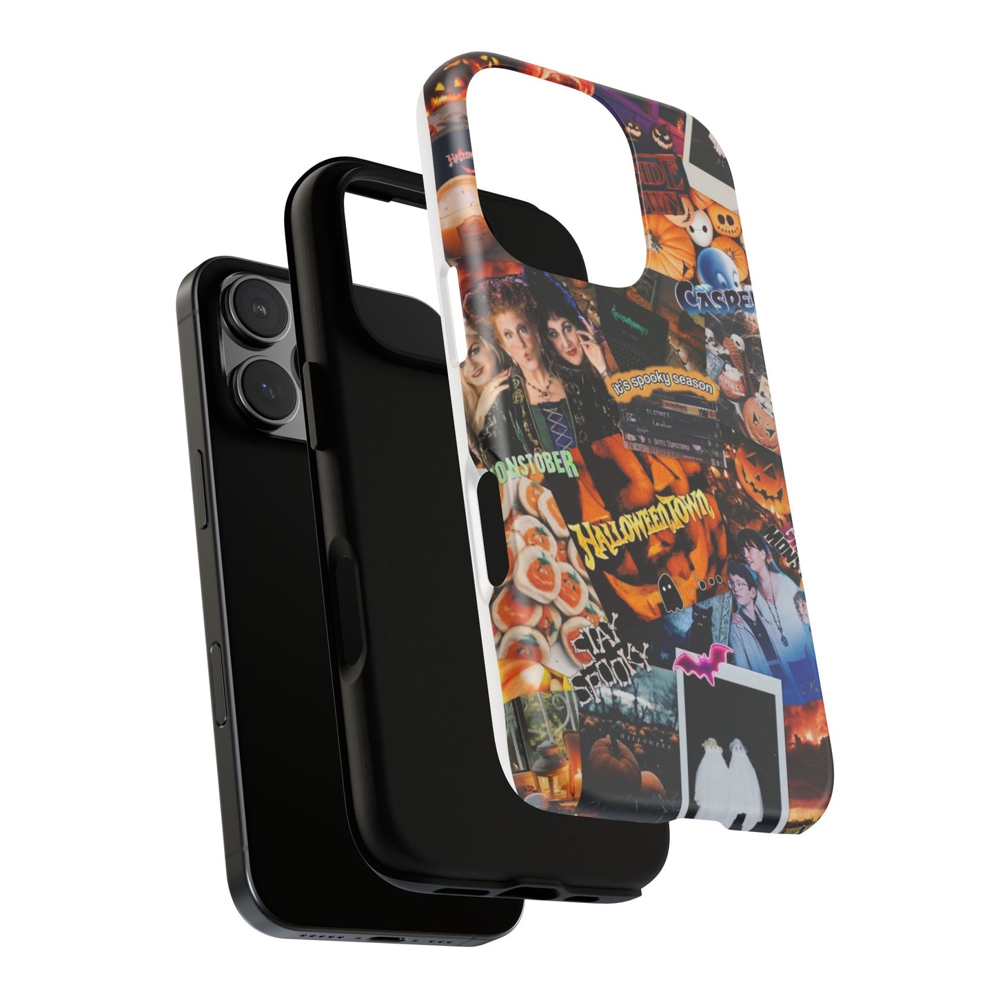 Halloween-Themed Phone Case, Tough Cases, Spooky Aesthetic, Cute Gift for Teens, Autumn Phone Accessory, Celebration Decor