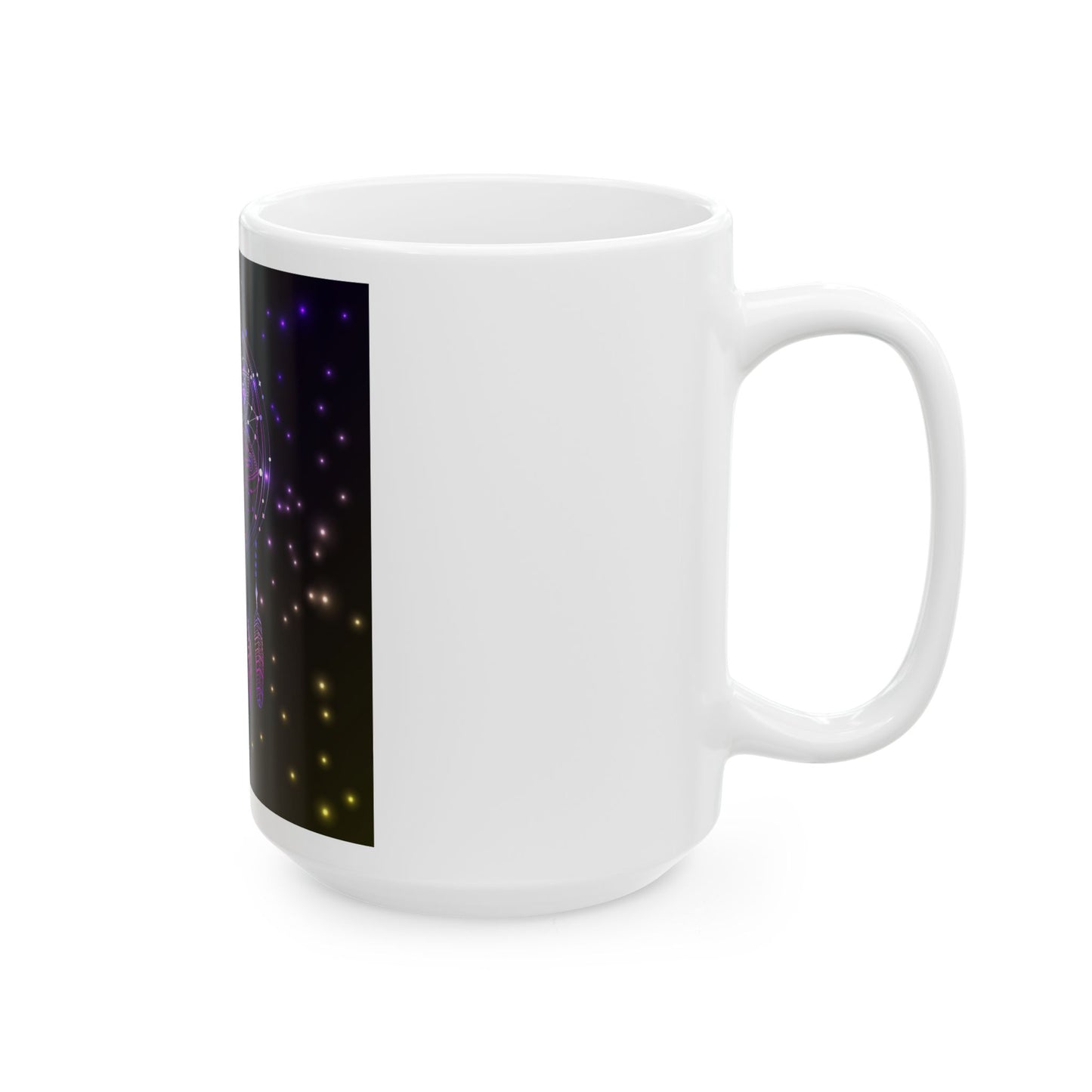 Dreamcatcher Ceramic Mug - Boho Style, Spiritual Gift, 11oz/15oz, Unique Home Décor, Coffee Tea Cup, Dreamer Present