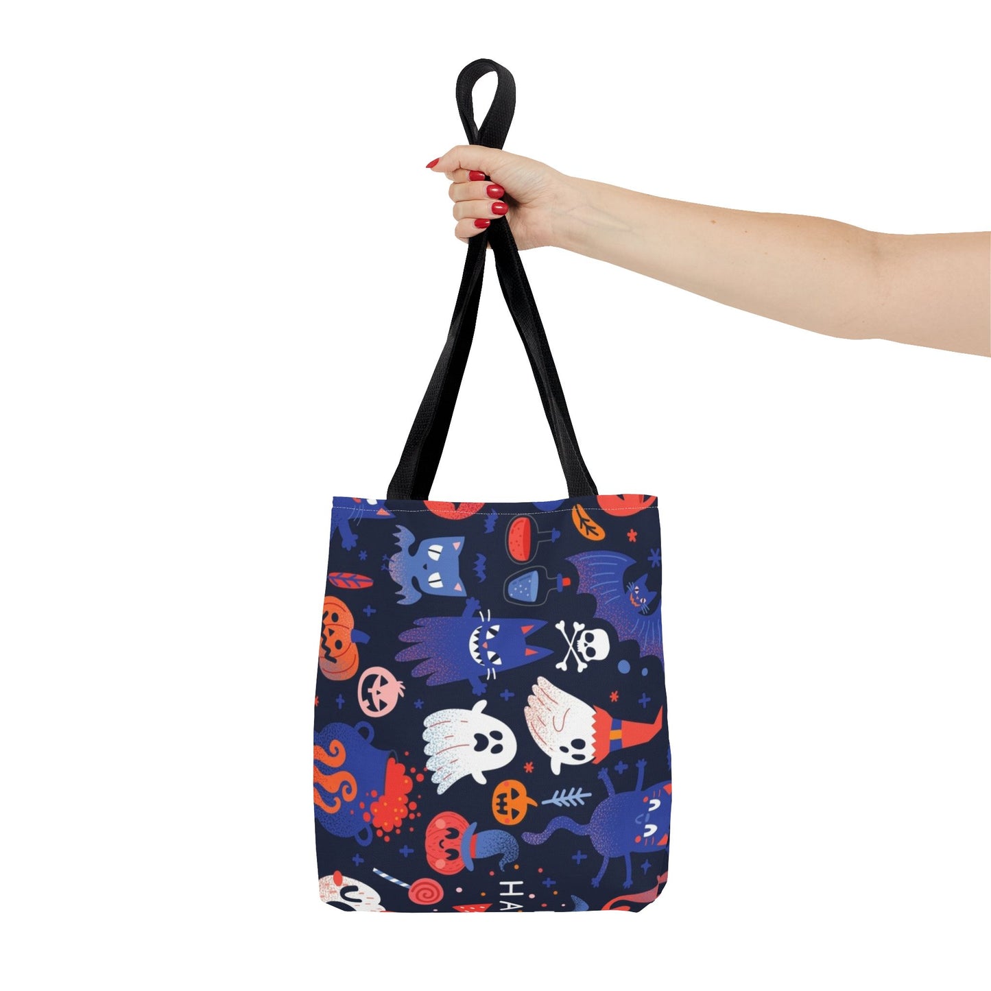 Halloween Tote Bag - Spooky Fun, Trick-or-Treat, Fall Festivities, Pumpkin Tote, Ghostly Treats