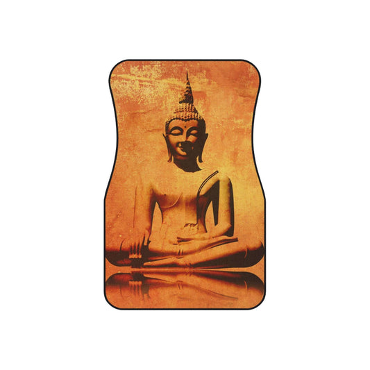 Buddha Car Mats - Zen Driving Decor, Automotive Accessories, Front Carpets, Peaceful Vibes, Gift for Travelers