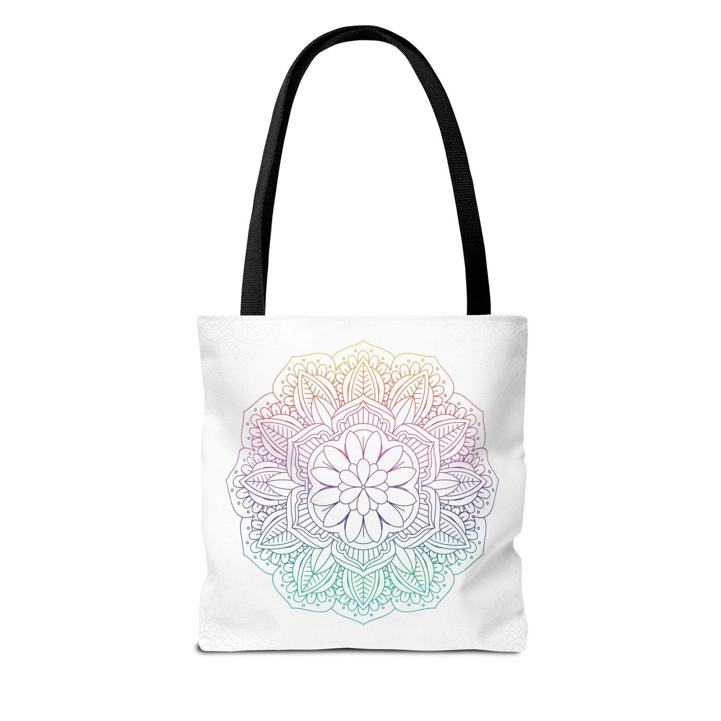 Mandala Tote Bag, Stylish Reusable Tote, Bohemian Bag, Eco-Friendly Shopping Bag, Gift for Her, Yoga Accessories