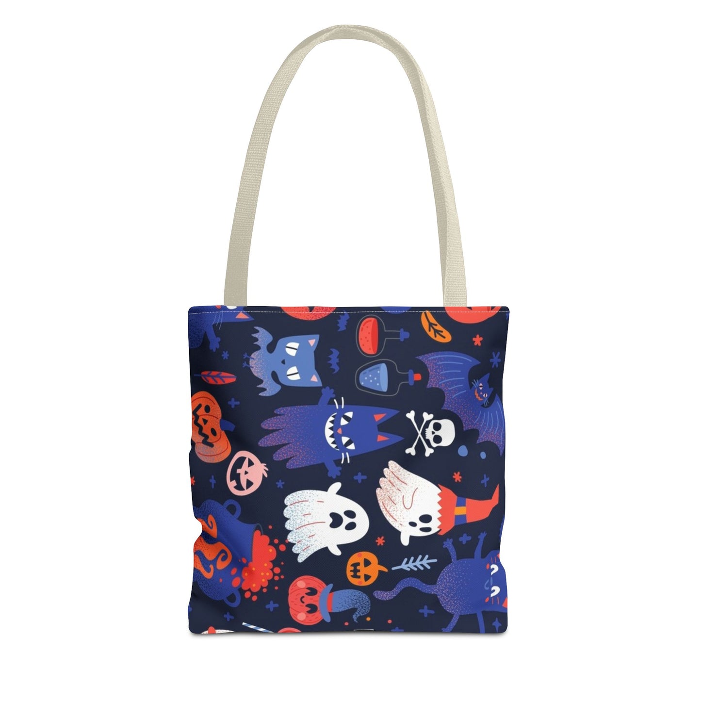 Halloween Tote Bag - Spooky Fun, Trick-or-Treat, Fall Festivities, Pumpkin Tote, Ghostly Treats