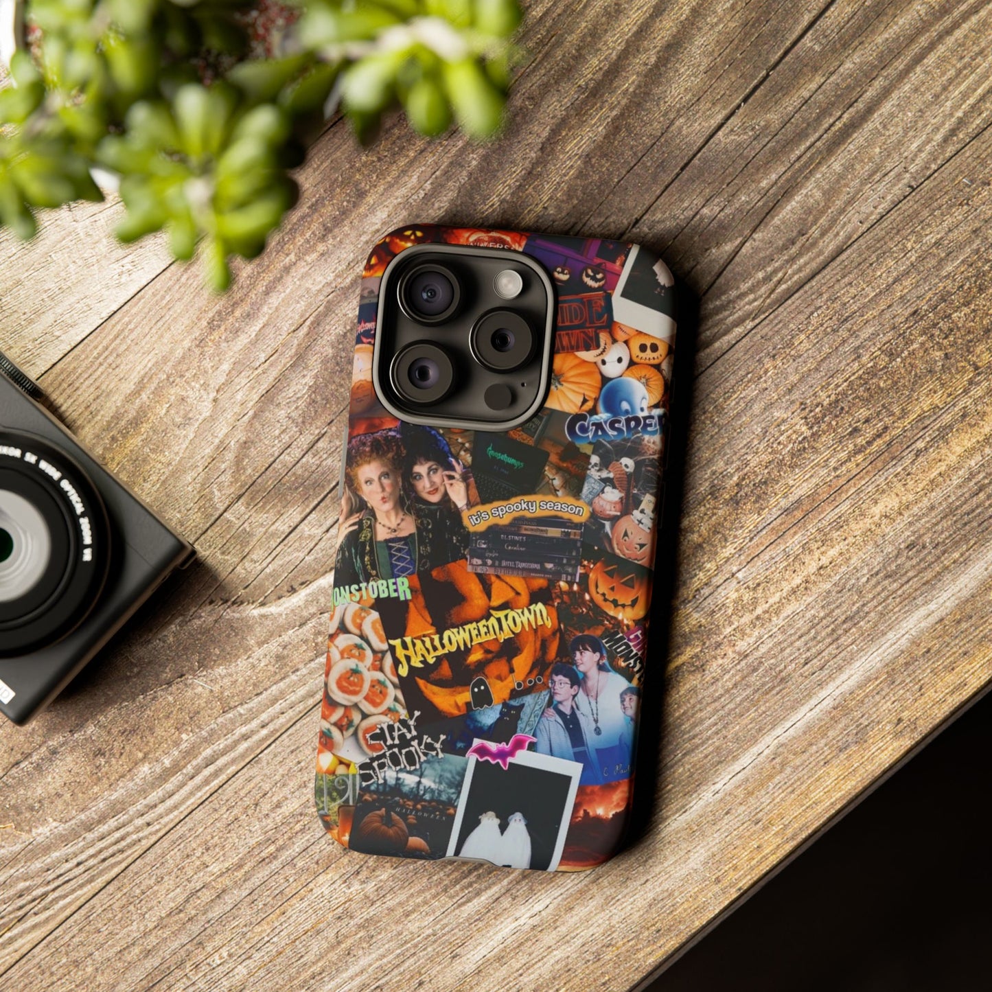 Halloween-Themed Phone Case, Tough Cases, Spooky Aesthetic, Cute Gift for Teens, Autumn Phone Accessory, Celebration Decor