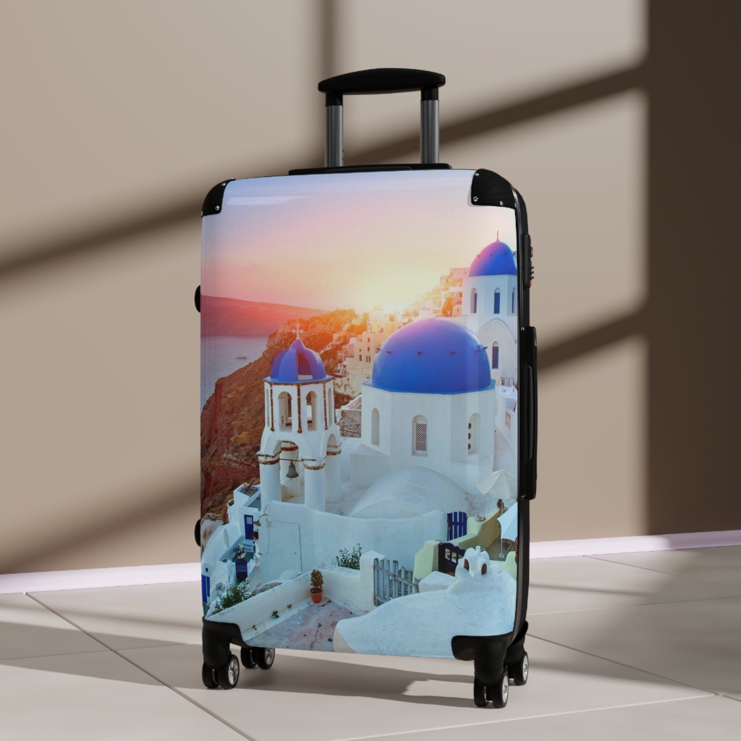 Travel Suitcase with Scenic Design, Luggage for Holidays, Vacation Carry-On, Perfect Gift for Travelers, 21" Spinner Bag