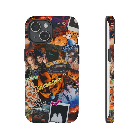 Halloween-Themed Phone Case, Tough Cases, Spooky Aesthetic, Cute Gift for Teens, Autumn Phone Accessory, Celebration Decor