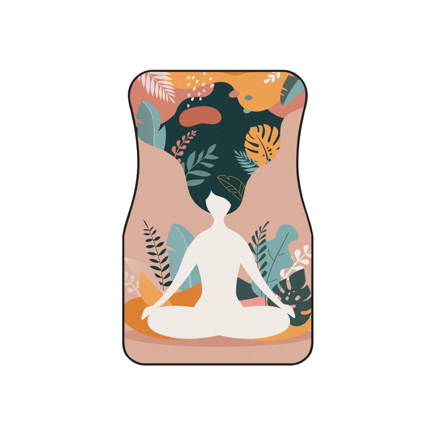 Meditation Car Mats Set, Zen Floor Mats, Bohemian Car Accessories, Mindfulness Gift for Her, Yoga Decor for Car