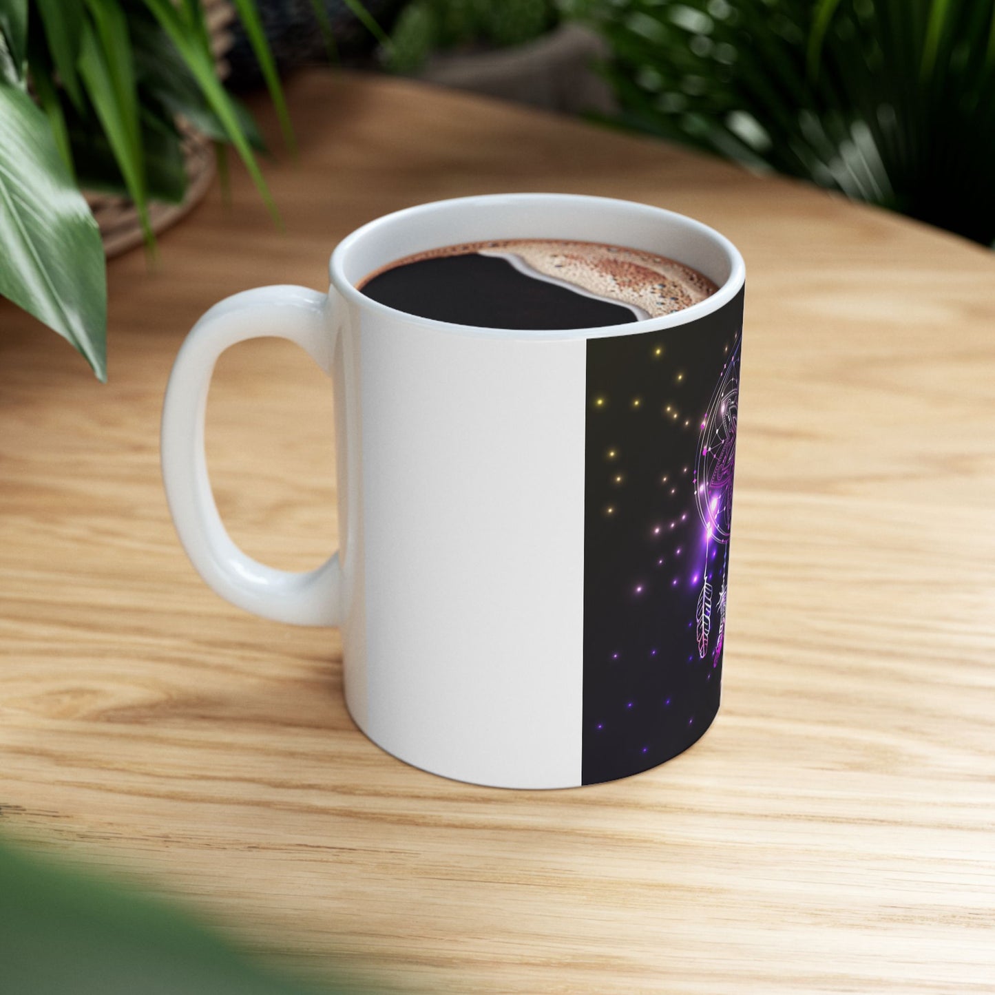 Dreamcatcher Ceramic Mug - Boho Style, Spiritual Gift, 11oz/15oz, Unique Home Décor, Coffee Tea Cup, Dreamer Present