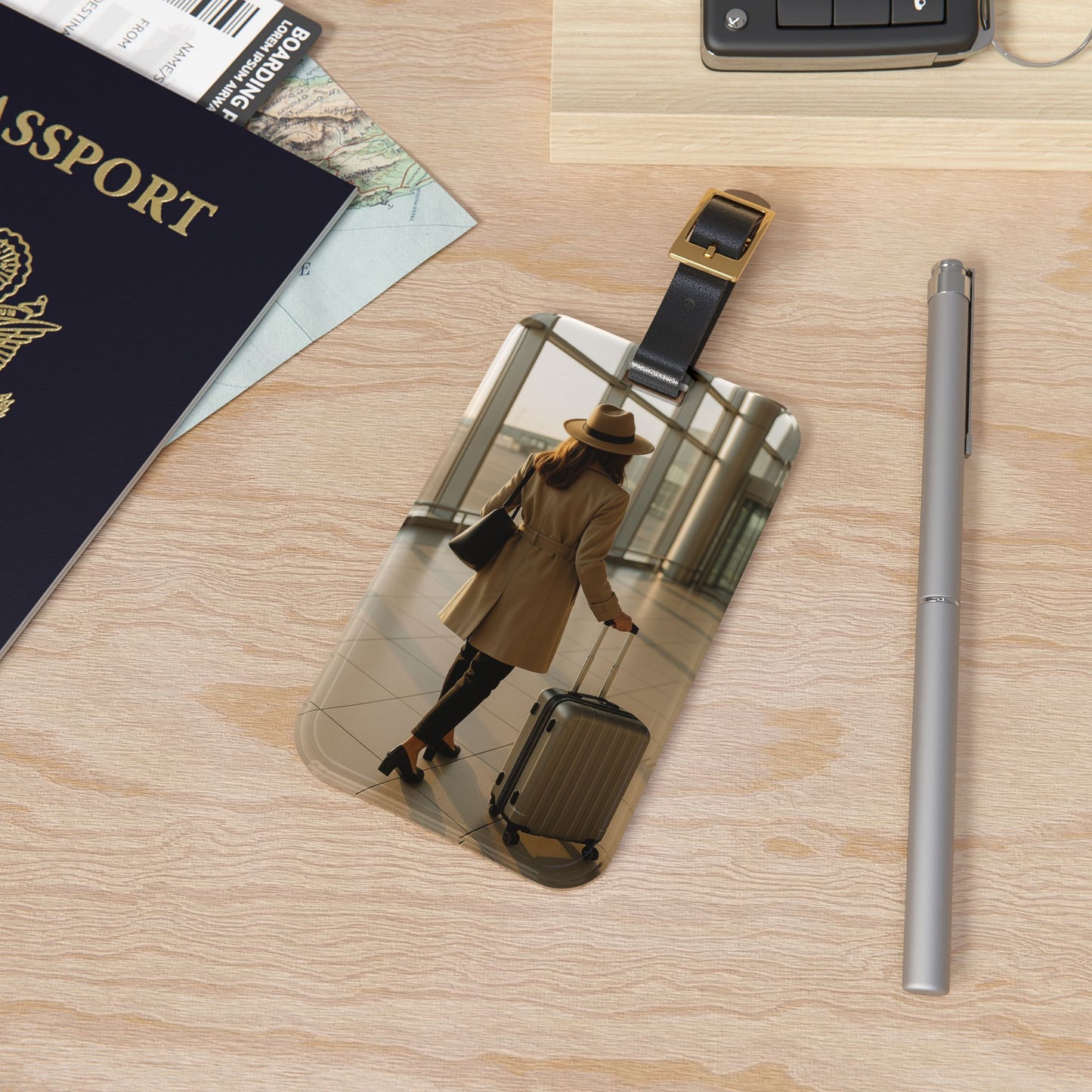 Stylish Luggage Tag for Travelers - Chic Travel Accessory with Modern Design