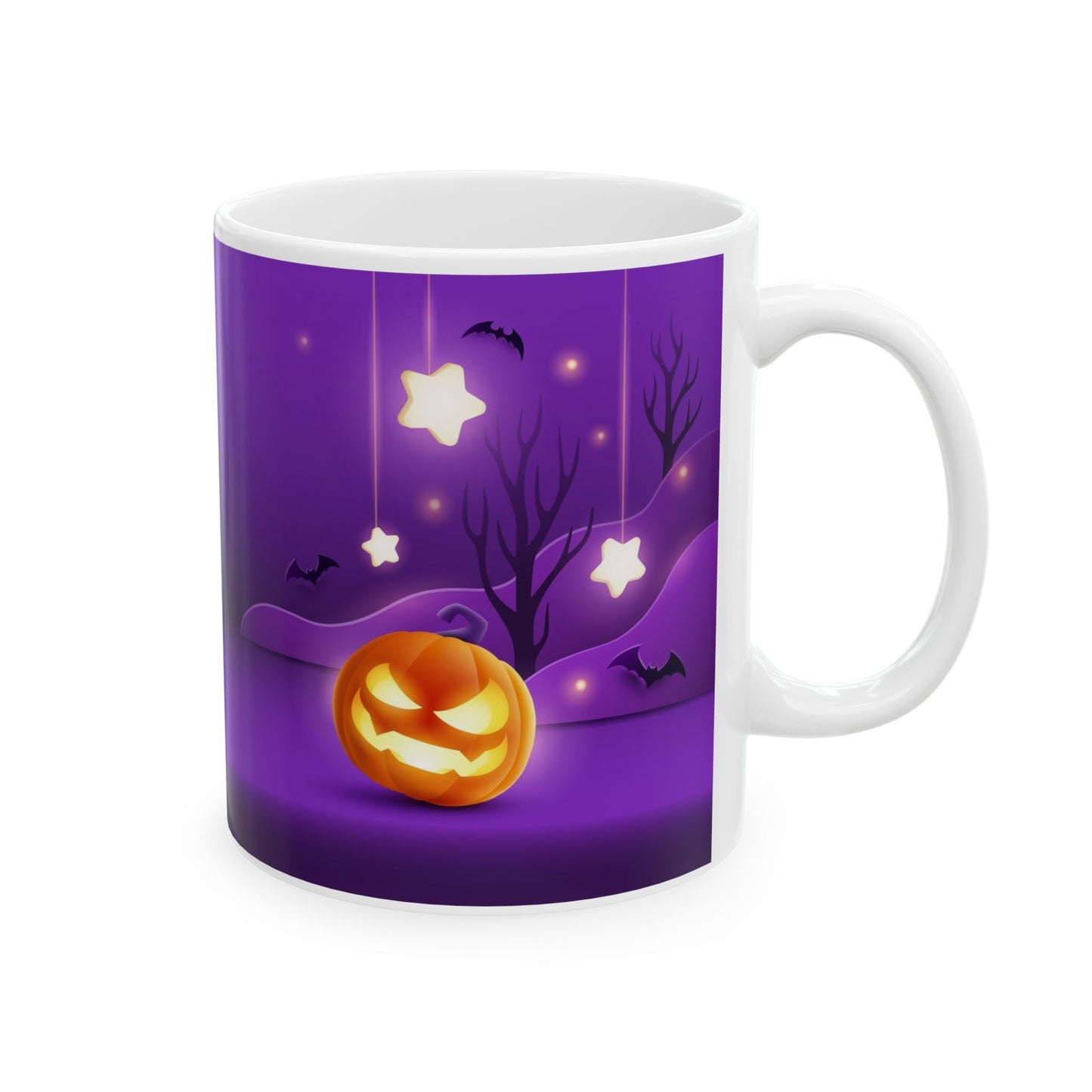 Halloween Themed Ceramic Mug | 11oz & 15oz | Perfect for Spooky Season, Gift for Witch Lovers, Office Decor