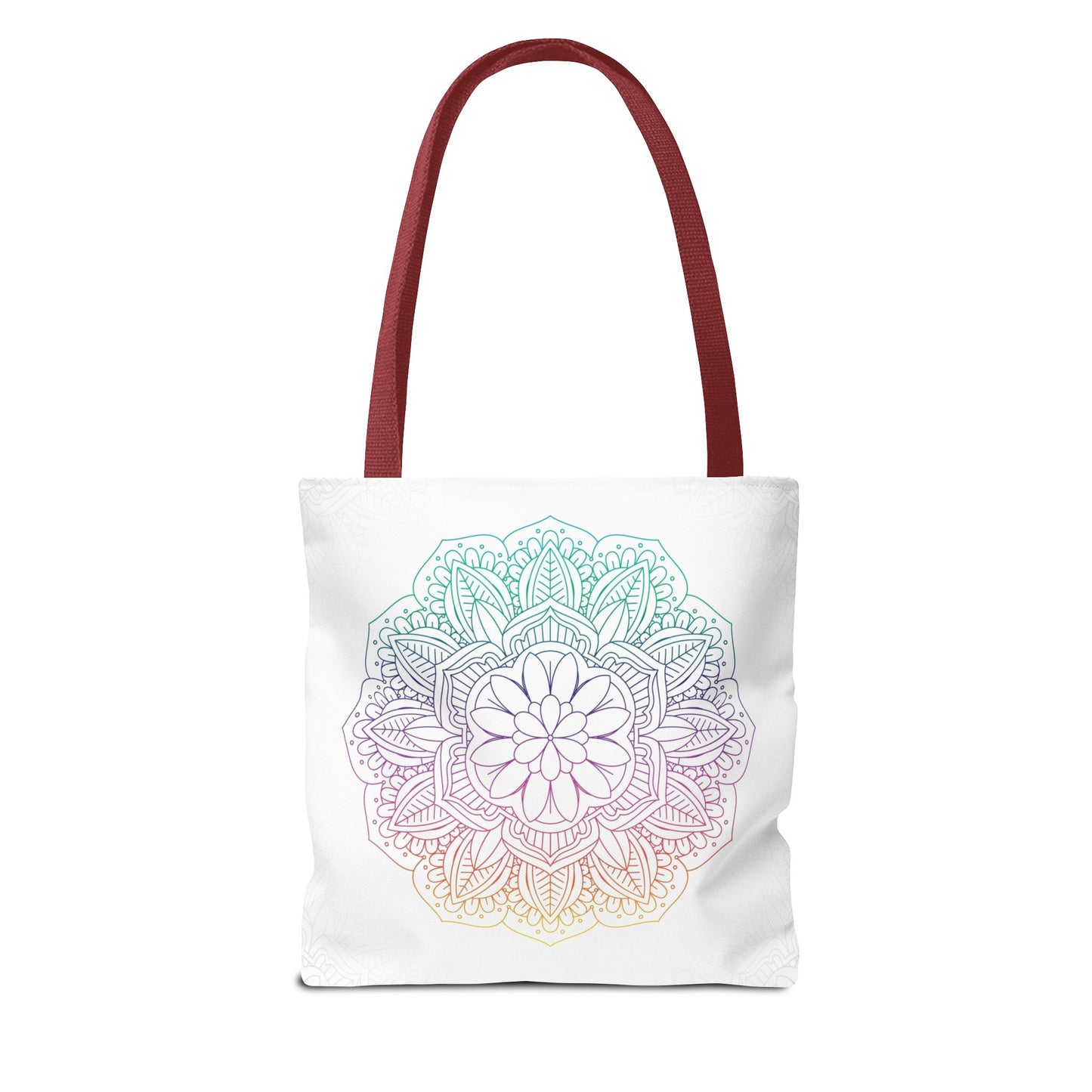 Bohemian Mandala Tote Bag | Floral Everyday Tote | Eco-Friendly Shopping Bag | Gift for Her | Yoga and Meditation Bag