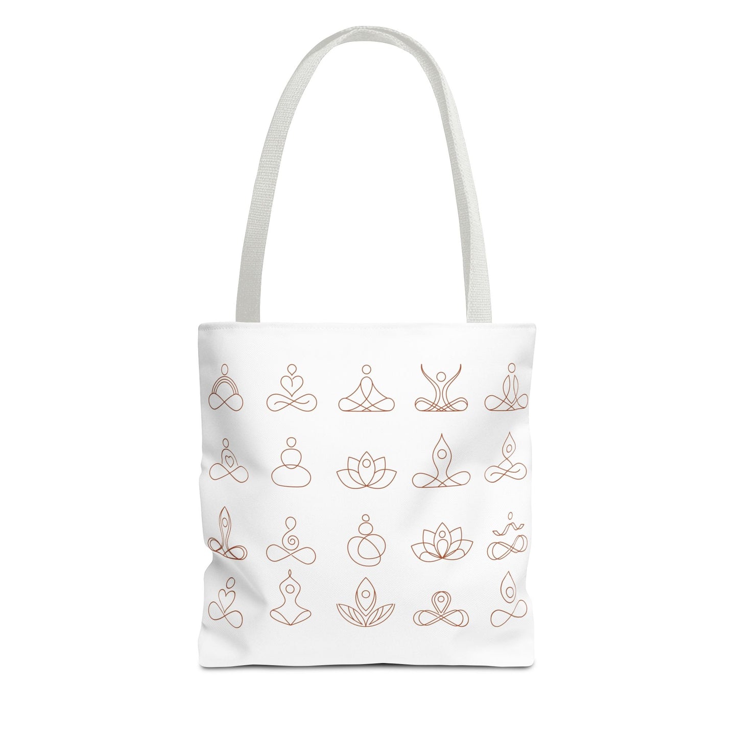 Meditation Inspired Tote Bag, Yoga Tote, Reusable Grocery Bag, Boho Style Tote, Mindfulness Carryall