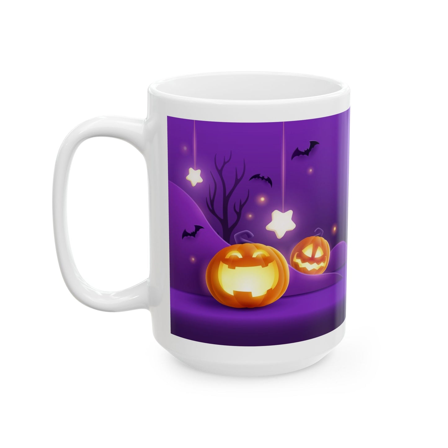 Halloween Themed Ceramic Mug | 11oz & 15oz | Perfect for Spooky Season, Gift for Witch Lovers, Office Decor