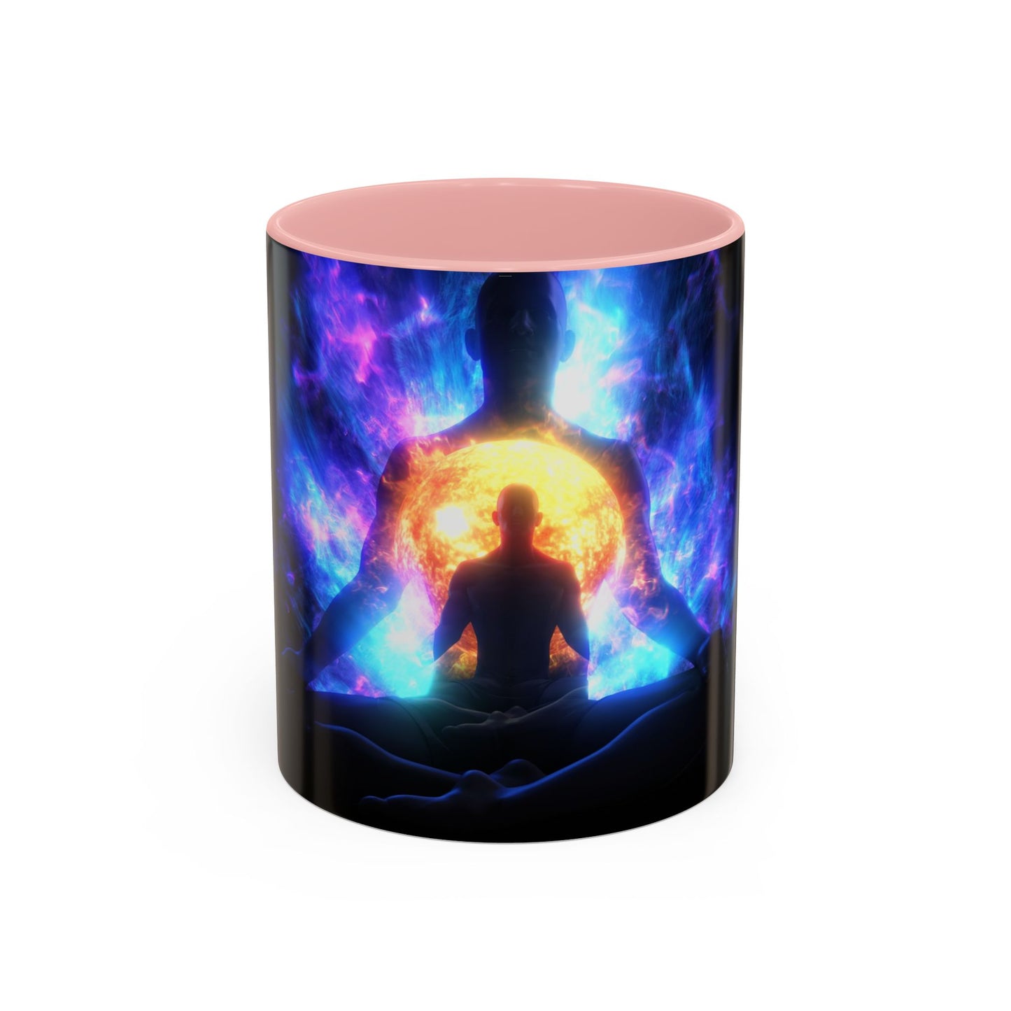 Cosmic Meditation Mug - Vibrant Galaxy Coffee Cup, Spiritual Gift for Mindfulness, Universe Lover, Meditation Enthusiast, Energy Boost