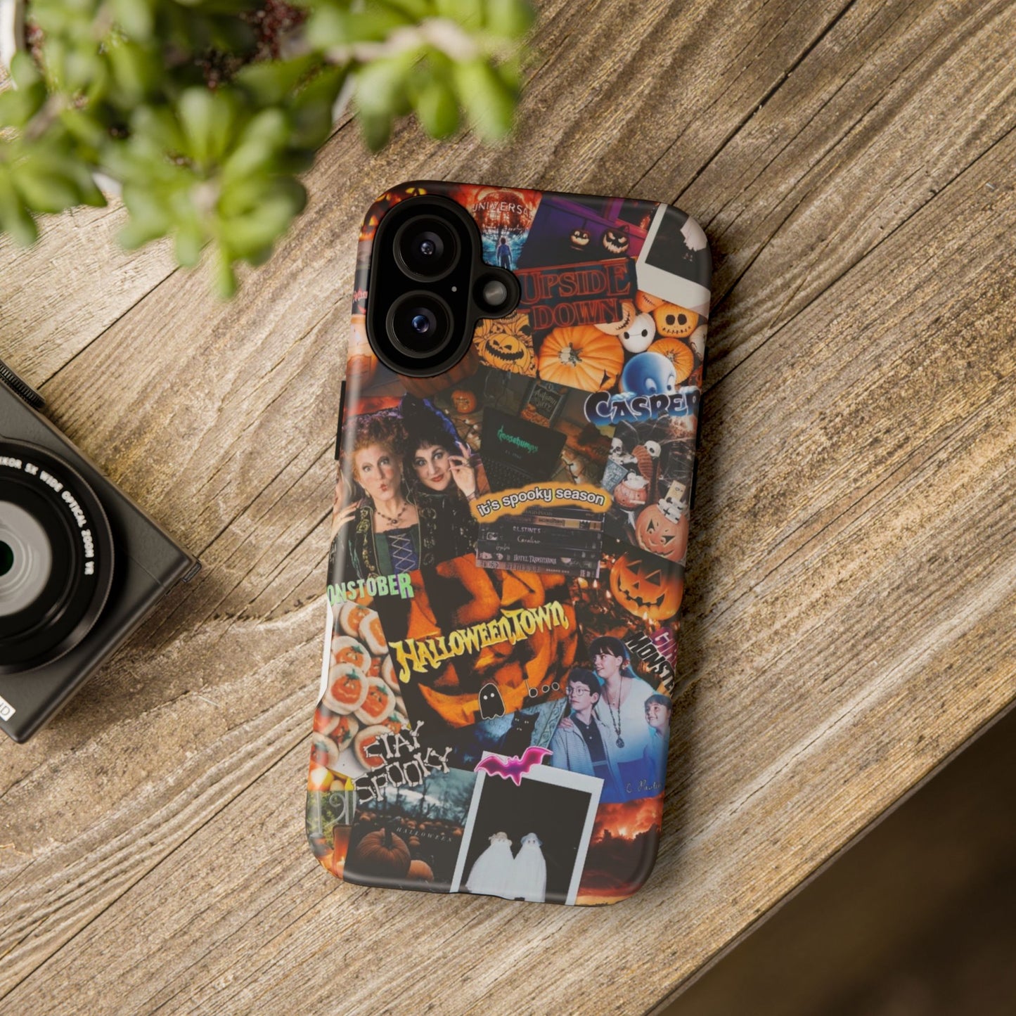 Halloween-Themed Phone Case, Tough Cases, Spooky Aesthetic, Cute Gift for Teens, Autumn Phone Accessory, Celebration Decor