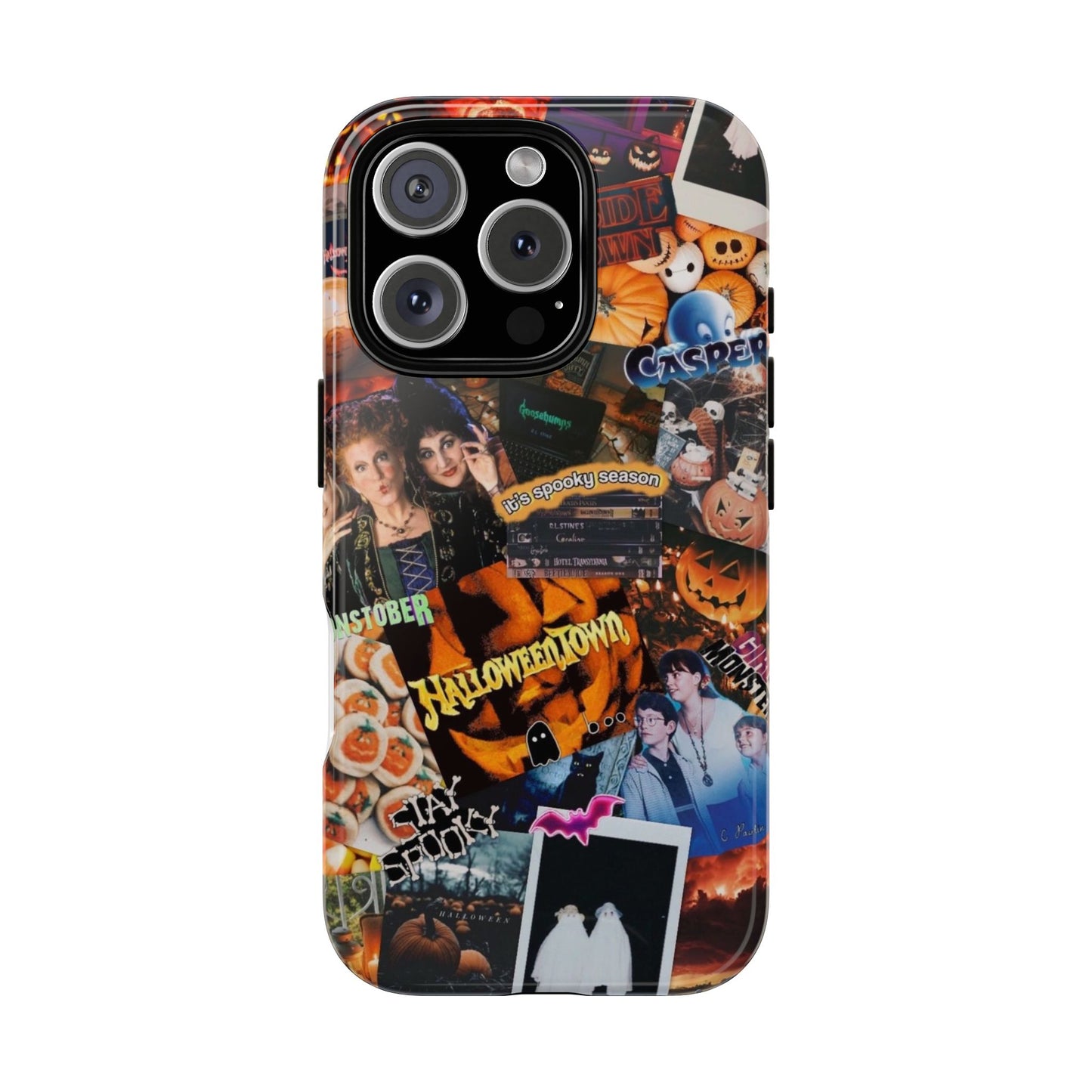 Halloween-Themed Phone Case, Tough Cases, Spooky Aesthetic, Cute Gift for Teens, Autumn Phone Accessory, Celebration Decor