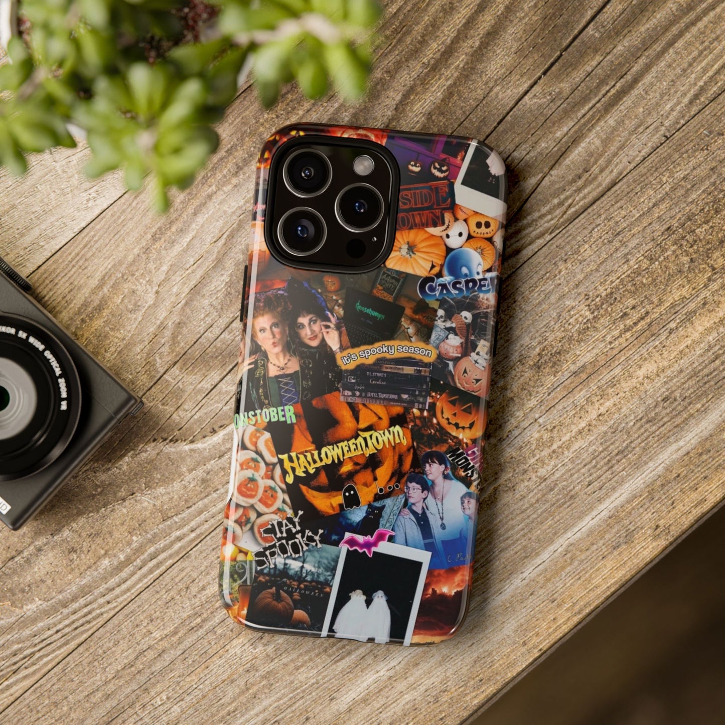 Halloween-Themed Phone Case, Tough Cases, Spooky Aesthetic, Cute Gift for Teens, Autumn Phone Accessory, Celebration Decor
