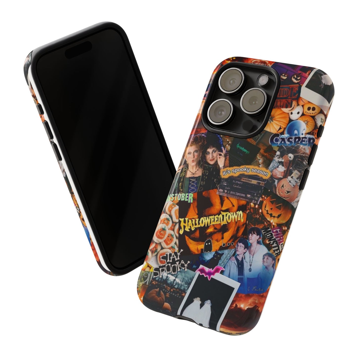 Halloween-Themed Phone Case, Tough Cases, Spooky Aesthetic, Cute Gift for Teens, Autumn Phone Accessory, Celebration Decor