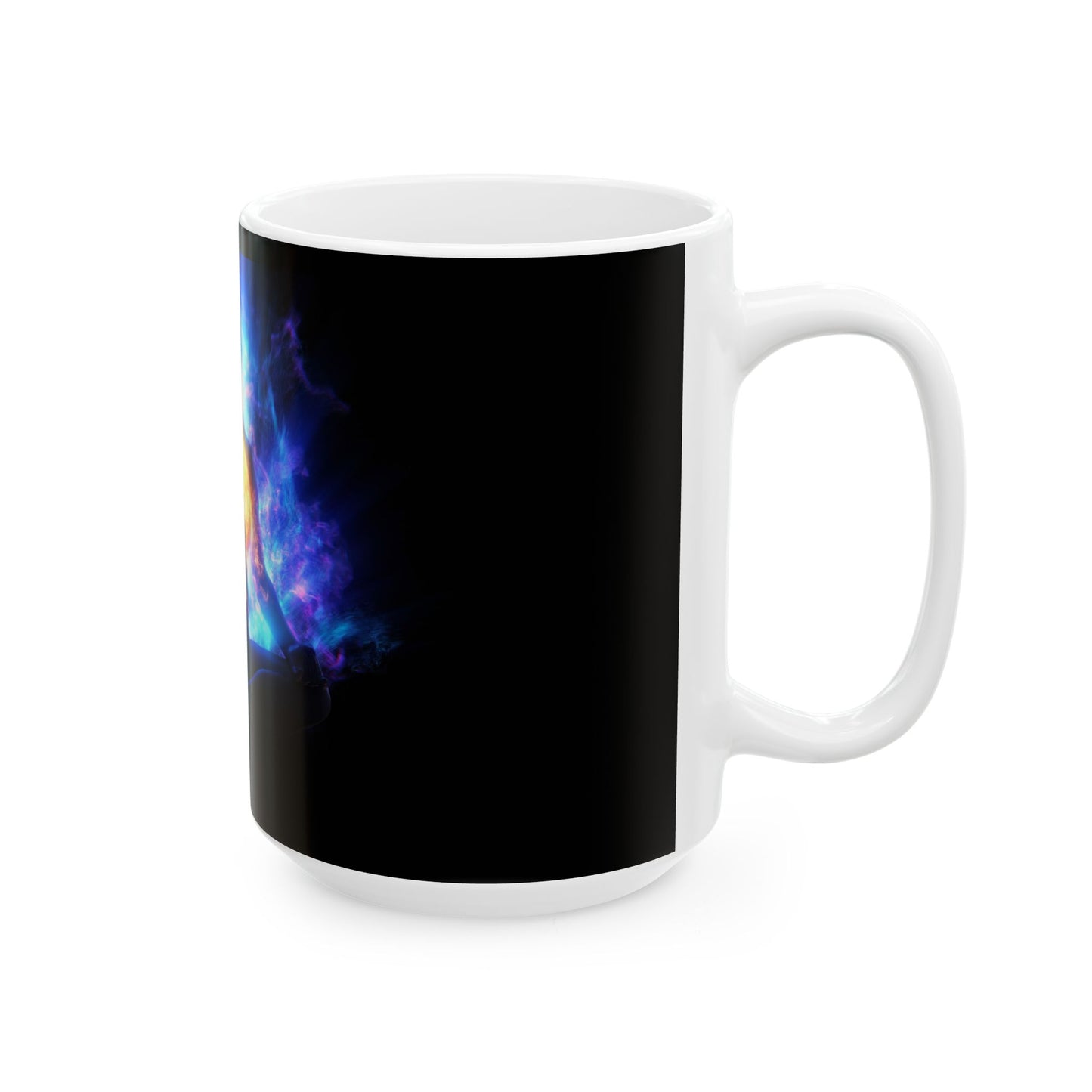 Cosmic Meditation Mug - Universal Energy Design, Spiritual Gift, Yoga Lover's Cup, Meditation Mug, Tranquility Tea Mug