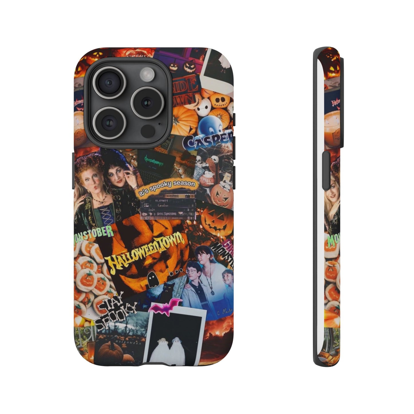 Halloween-Themed Phone Case, Tough Cases, Spooky Aesthetic, Cute Gift for Teens, Autumn Phone Accessory, Celebration Decor