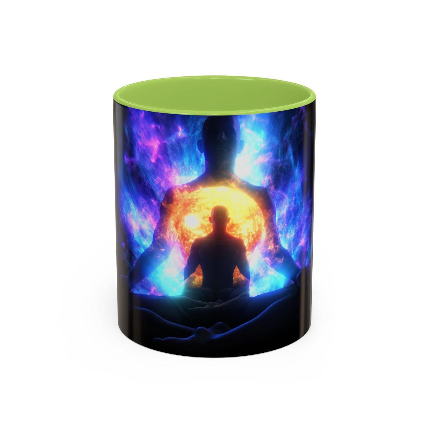 Cosmic Meditation Mug - Vibrant Galaxy Coffee Cup, Spiritual Gift for Mindfulness, Universe Lover, Meditation Enthusiast, Energy Boost