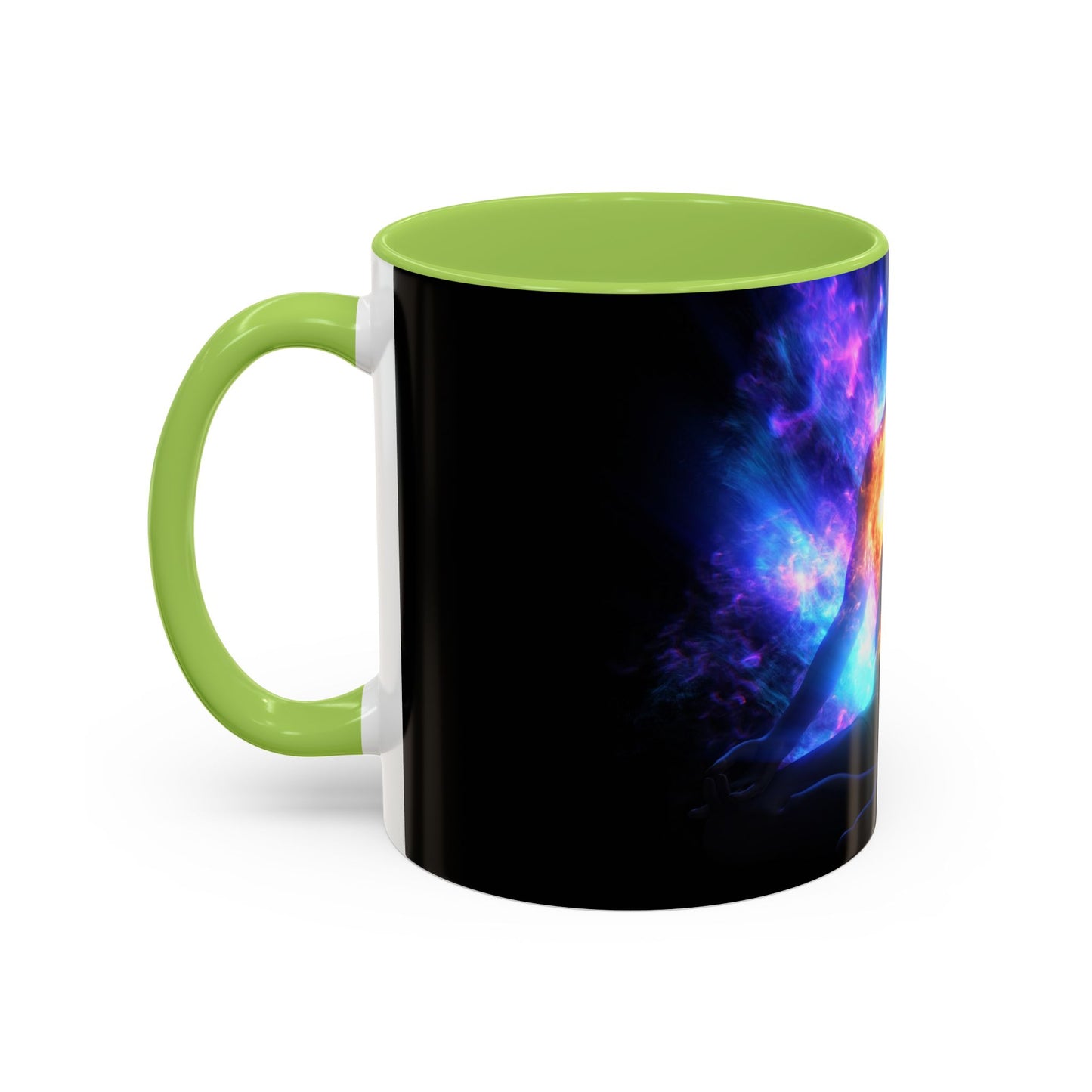 Cosmic Meditation Mug - Vibrant Galaxy Coffee Cup, Spiritual Gift for Mindfulness, Universe Lover, Meditation Enthusiast, Energy Boost