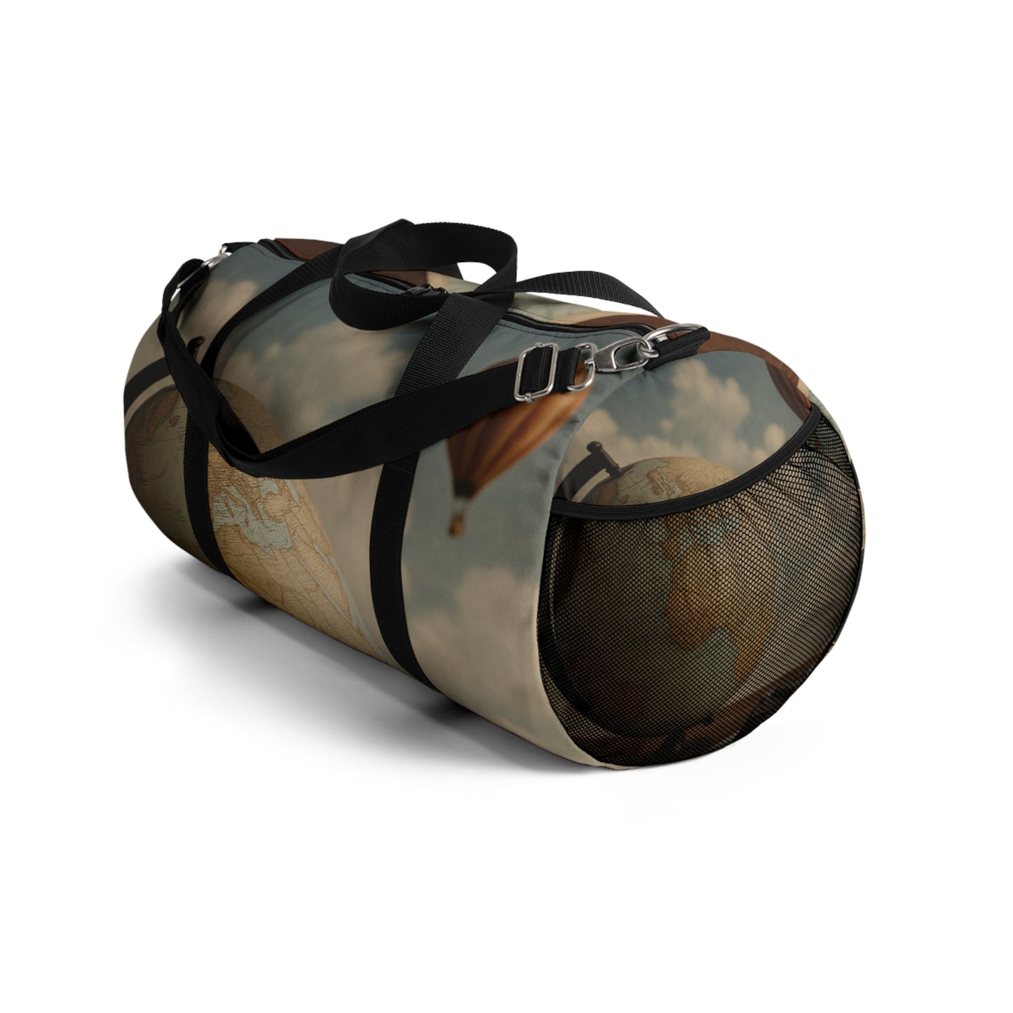 Vintage Globe Print Duffel Bag for Travel Lovers