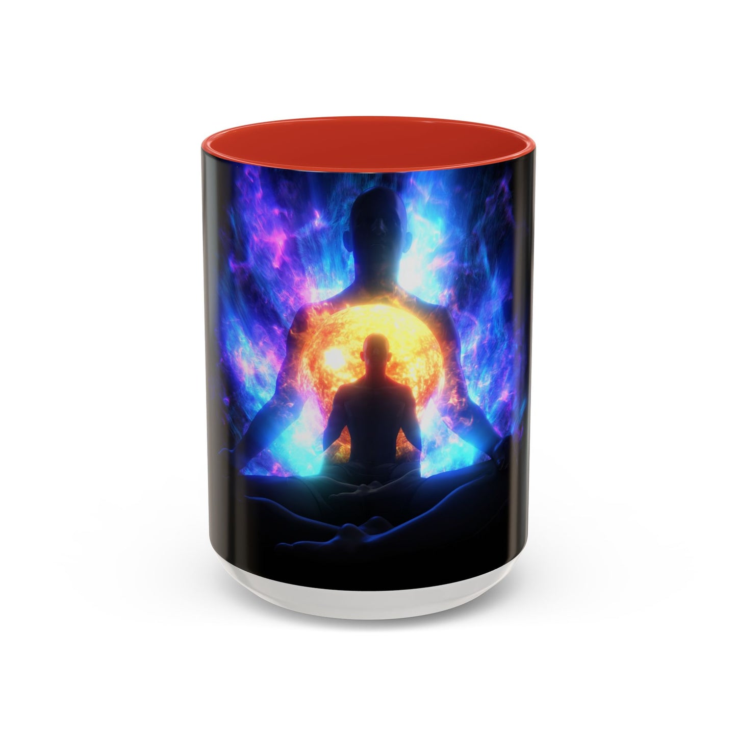 Cosmic Meditation Mug - Vibrant Galaxy Coffee Cup, Spiritual Gift for Mindfulness, Universe Lover, Meditation Enthusiast, Energy Boost
