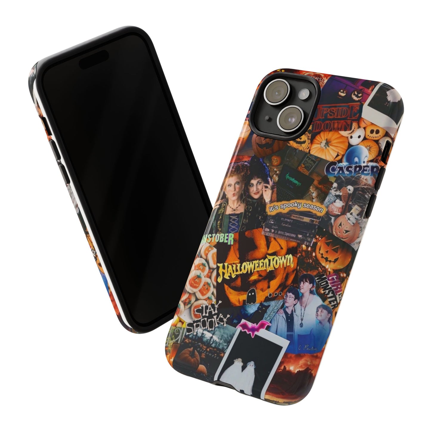 Halloween-Themed Phone Case, Tough Cases, Spooky Aesthetic, Cute Gift for Teens, Autumn Phone Accessory, Celebration Decor