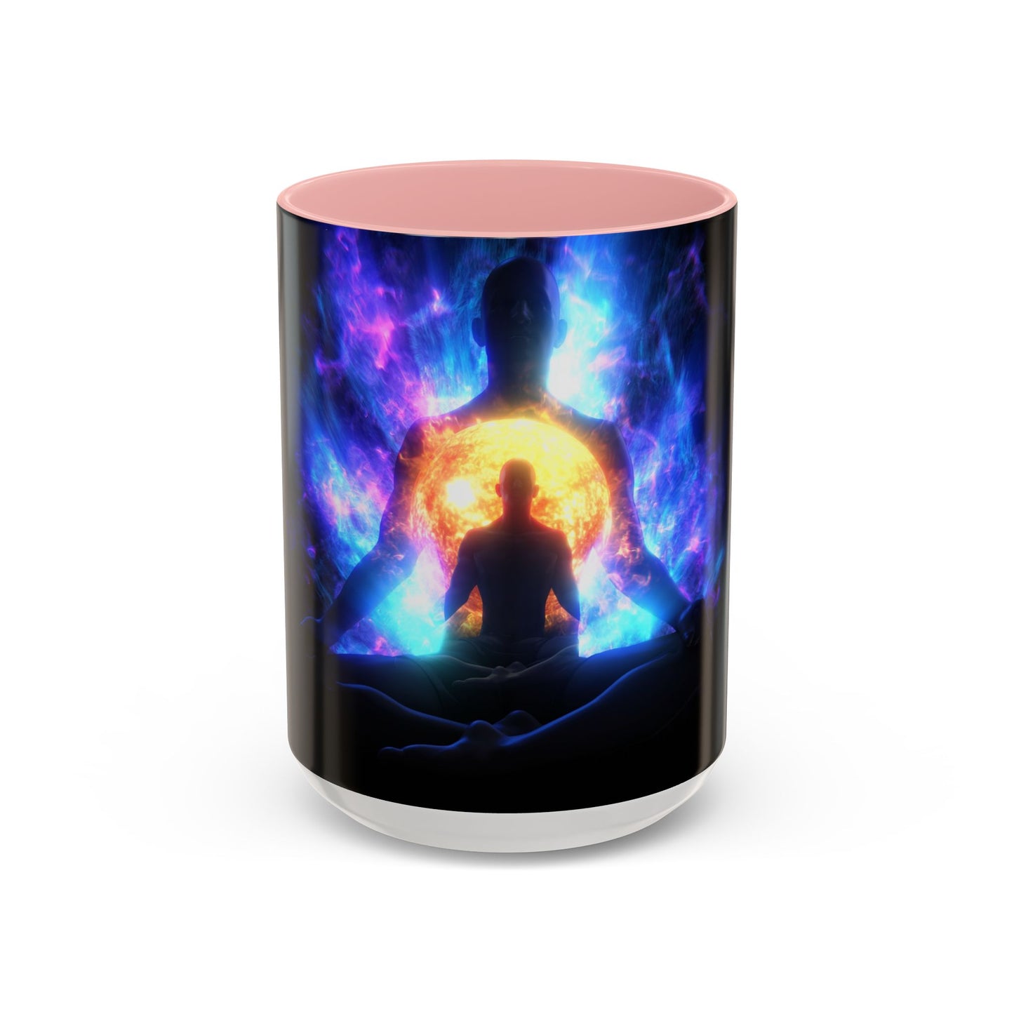 Cosmic Meditation Mug - Vibrant Galaxy Coffee Cup, Spiritual Gift for Mindfulness, Universe Lover, Meditation Enthusiast, Energy Boost
