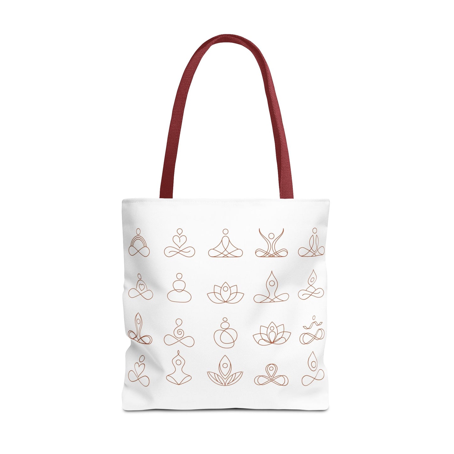 Meditation Inspired Tote Bag, Yoga Tote, Reusable Grocery Bag, Boho Style Tote, Mindfulness Carryall