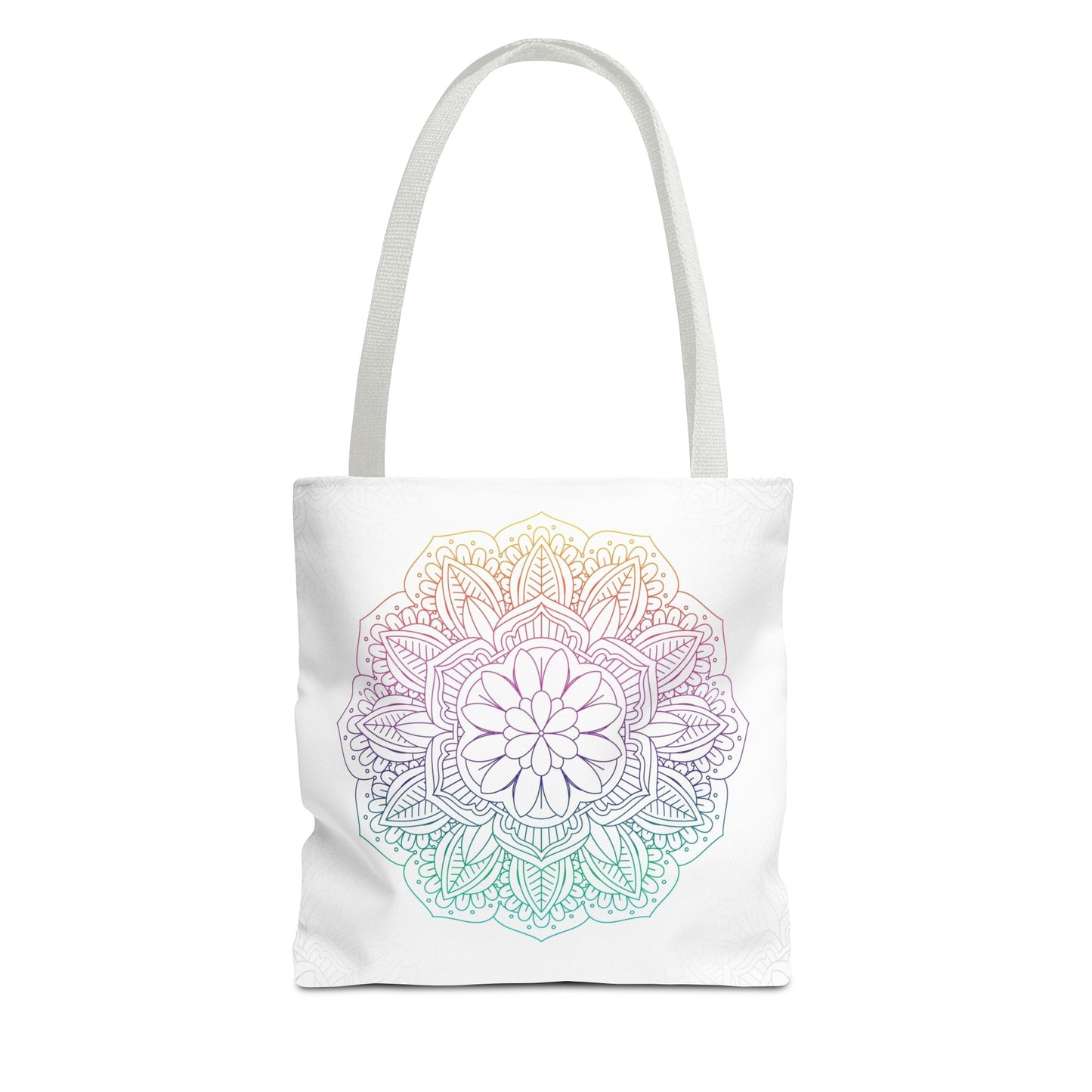 Bohemian Mandala Tote Bag | Floral Everyday Tote | Eco-Friendly Shopping Bag | Gift for Her | Yoga and Meditation Bag