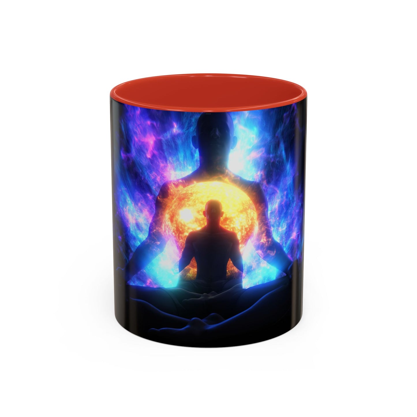 Cosmic Meditation Mug - Vibrant Galaxy Coffee Cup, Spiritual Gift for Mindfulness, Universe Lover, Meditation Enthusiast, Energy Boost