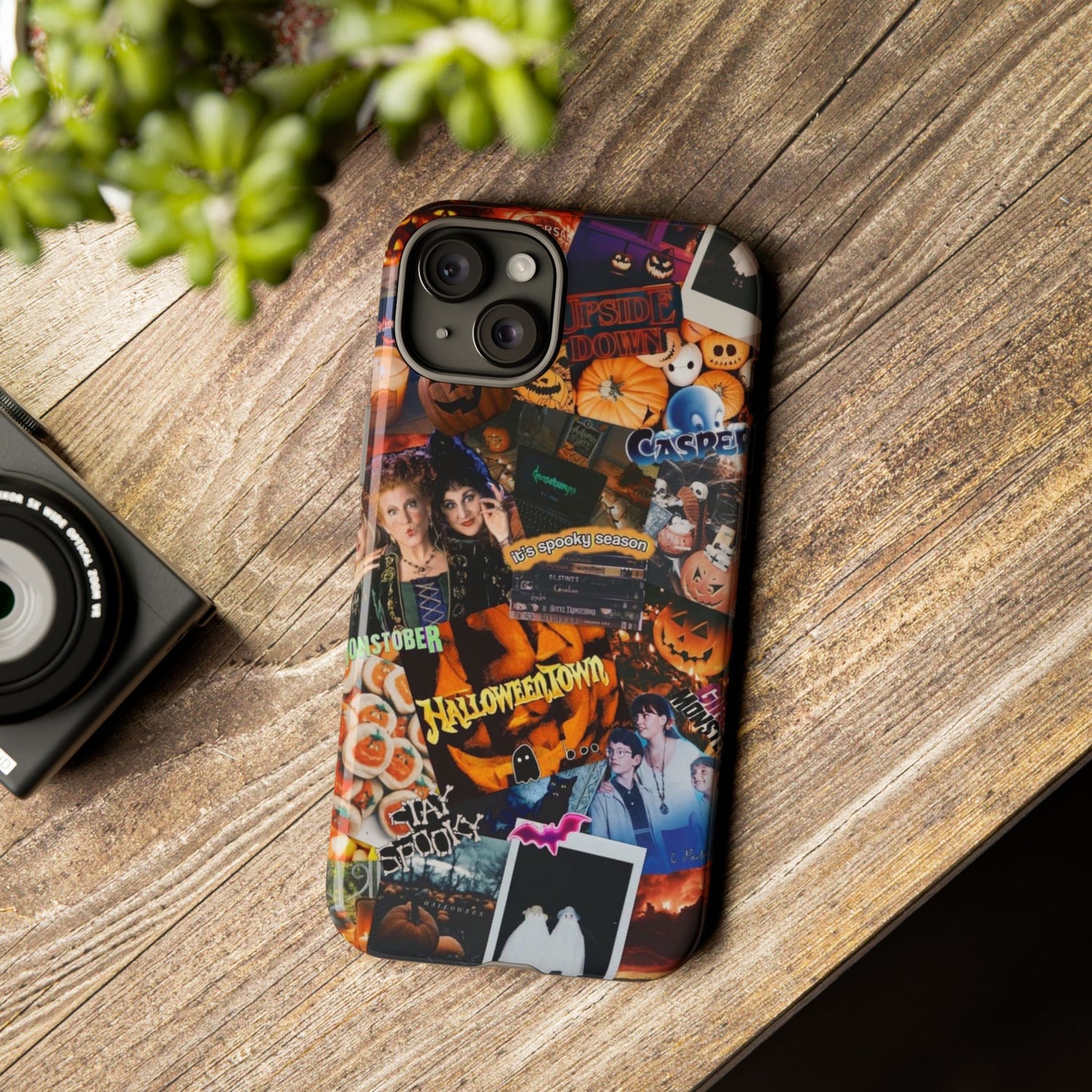 Halloween-Themed Phone Case, Tough Cases, Spooky Aesthetic, Cute Gift for Teens, Autumn Phone Accessory, Celebration Decor