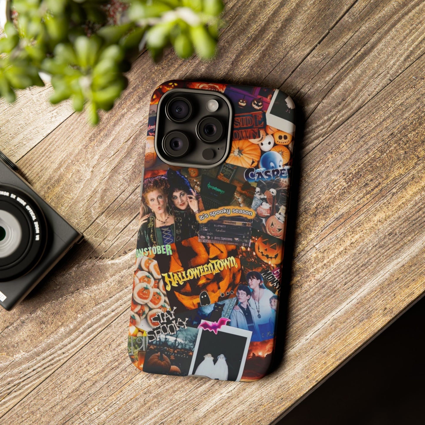 Halloween-Themed Phone Case, Tough Cases, Spooky Aesthetic, Cute Gift for Teens, Autumn Phone Accessory, Celebration Decor