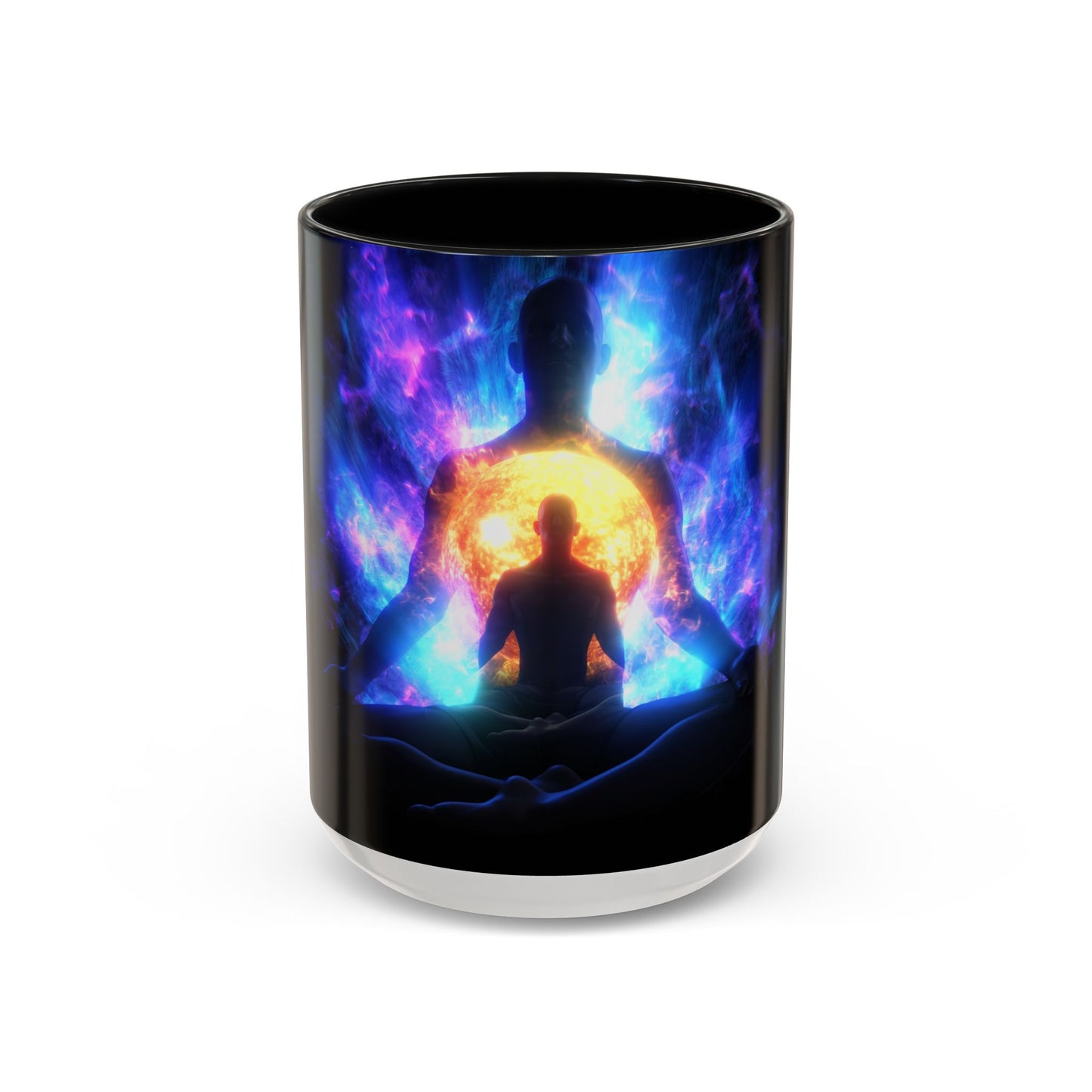 Cosmic Meditation Mug - Vibrant Galaxy Coffee Cup, Spiritual Gift for Mindfulness, Universe Lover, Meditation Enthusiast, Energy Boost