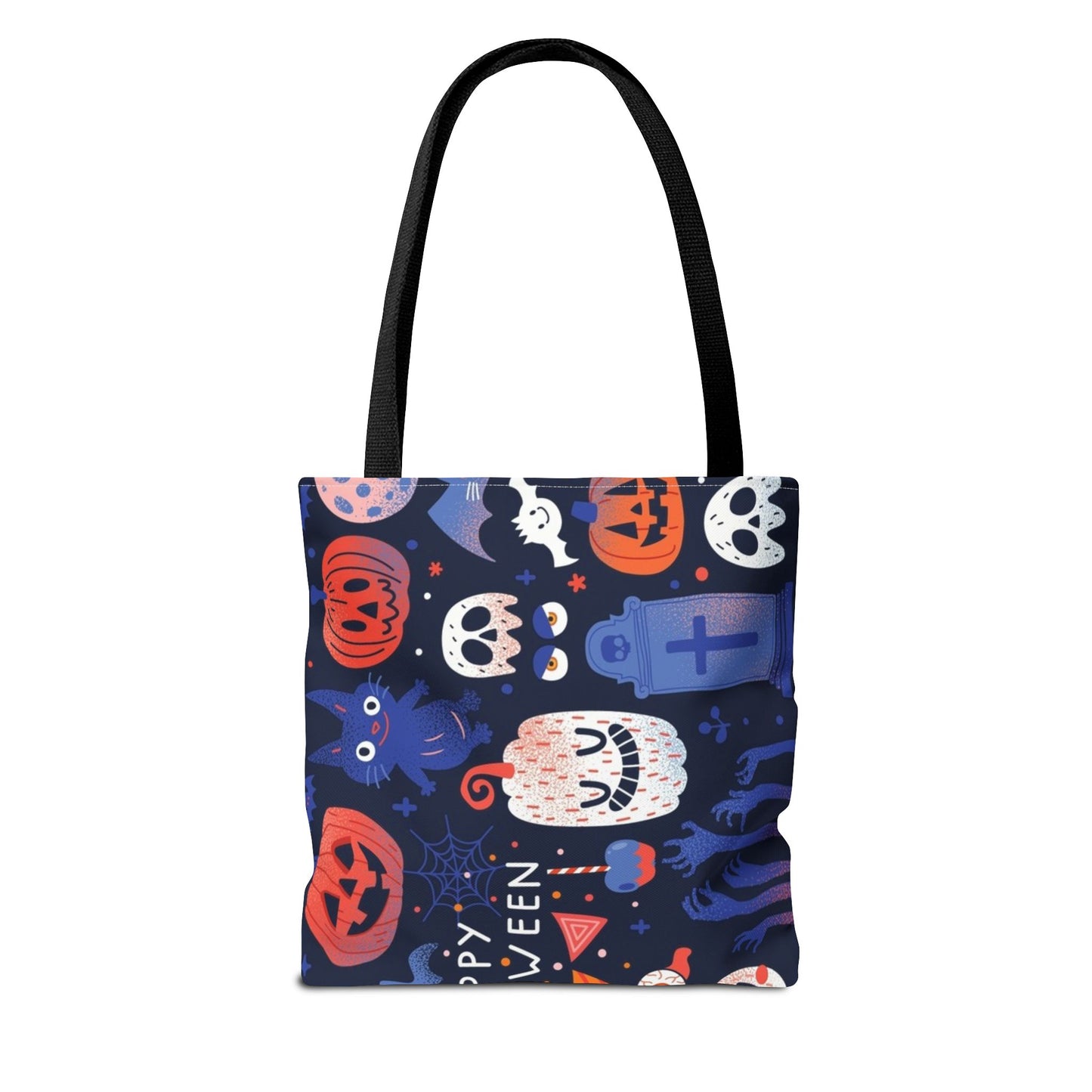 Halloween Tote Bag - Spooky Fun, Trick-or-Treat, Fall Festivities, Pumpkin Tote, Ghostly Treats