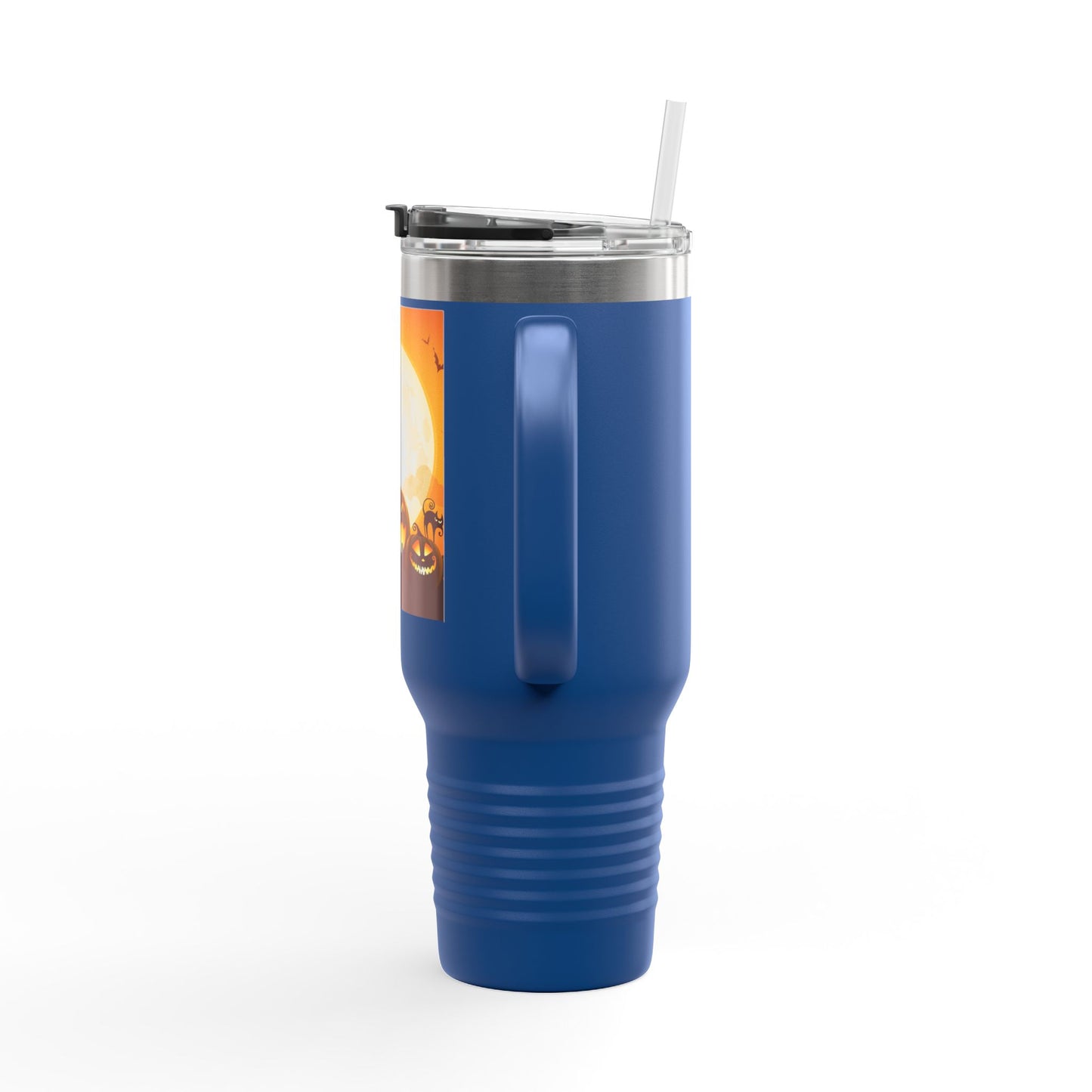Halloween Insulated Travel Mug, 40oz | Pumpkin Design | Perfect for Fall, Coffee Lovers, Gift for Halloween Parties