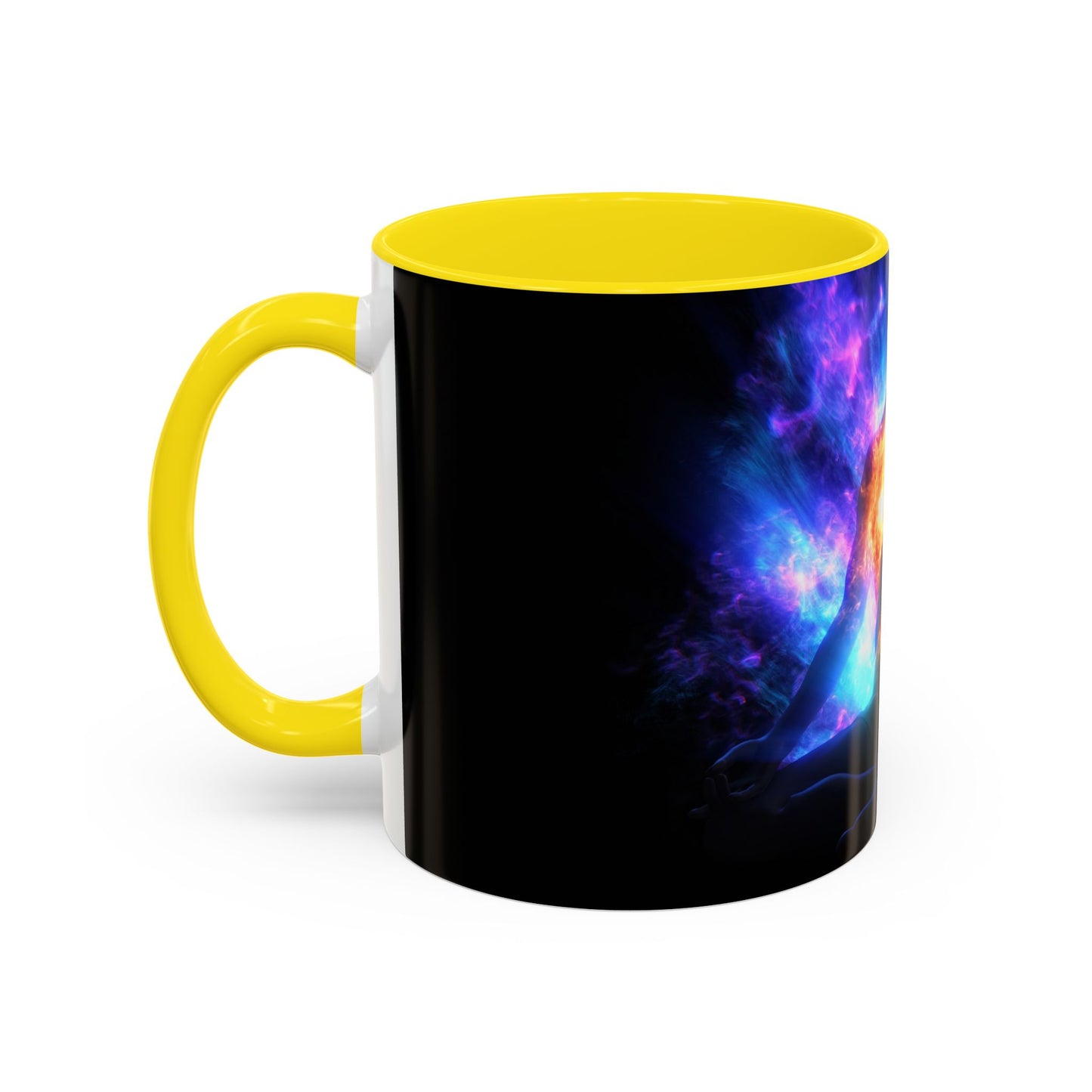 Cosmic Meditation Mug - Vibrant Galaxy Coffee Cup, Spiritual Gift for Mindfulness, Universe Lover, Meditation Enthusiast, Energy Boost