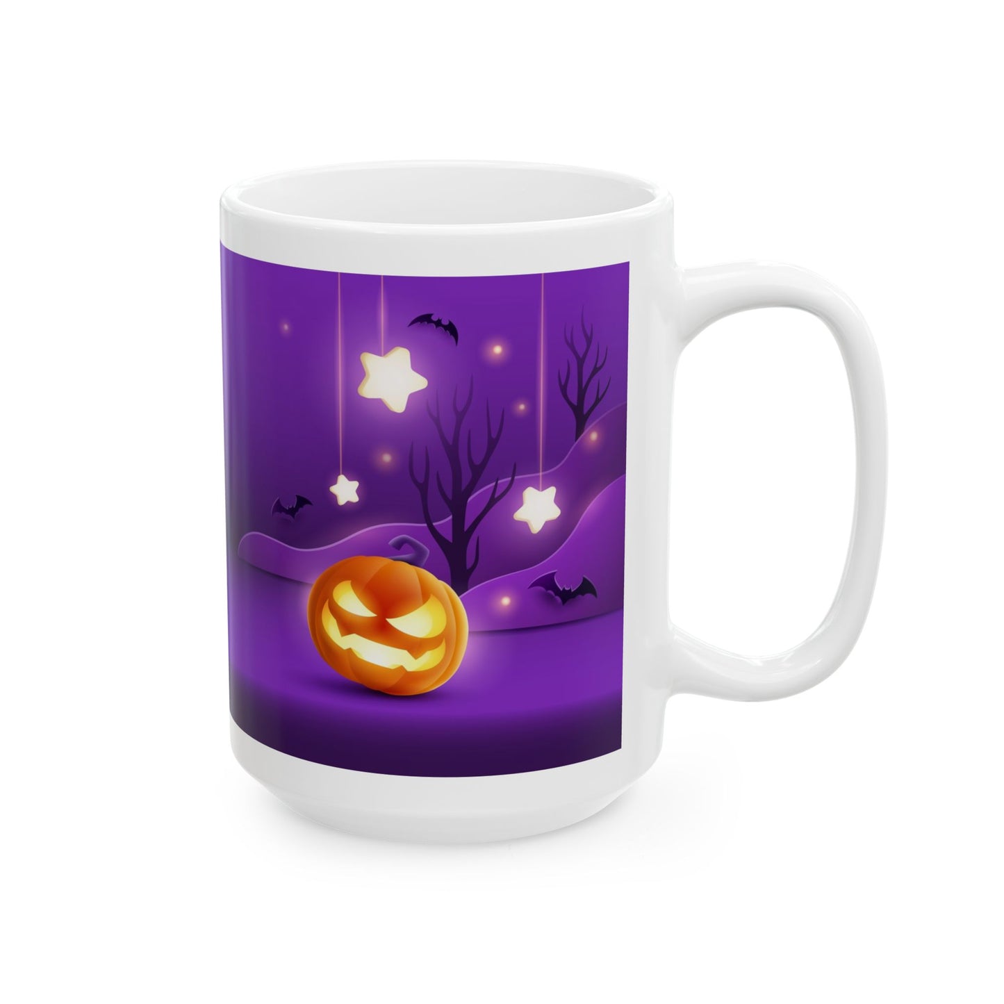 Halloween Themed Ceramic Mug | 11oz & 15oz | Perfect for Spooky Season, Gift for Witch Lovers, Office Decor